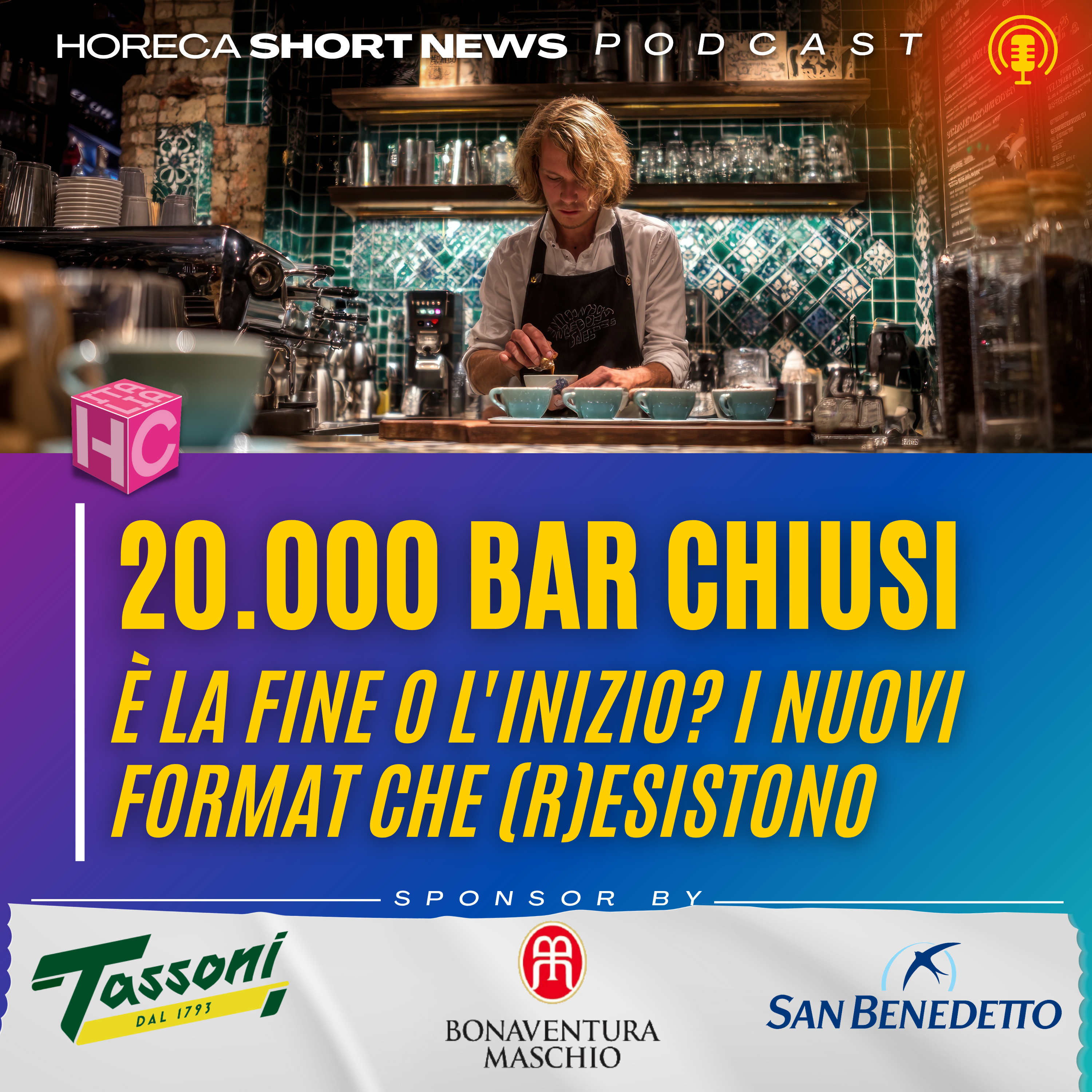 ☕️ Bar, un format in crisi?   💬Il parere di Marco Ranocchia Founder Planetone  🍸Milano da bere nuovi locali aprono  👉Campari Academy presenta gli stili dei  bar  episode artwork