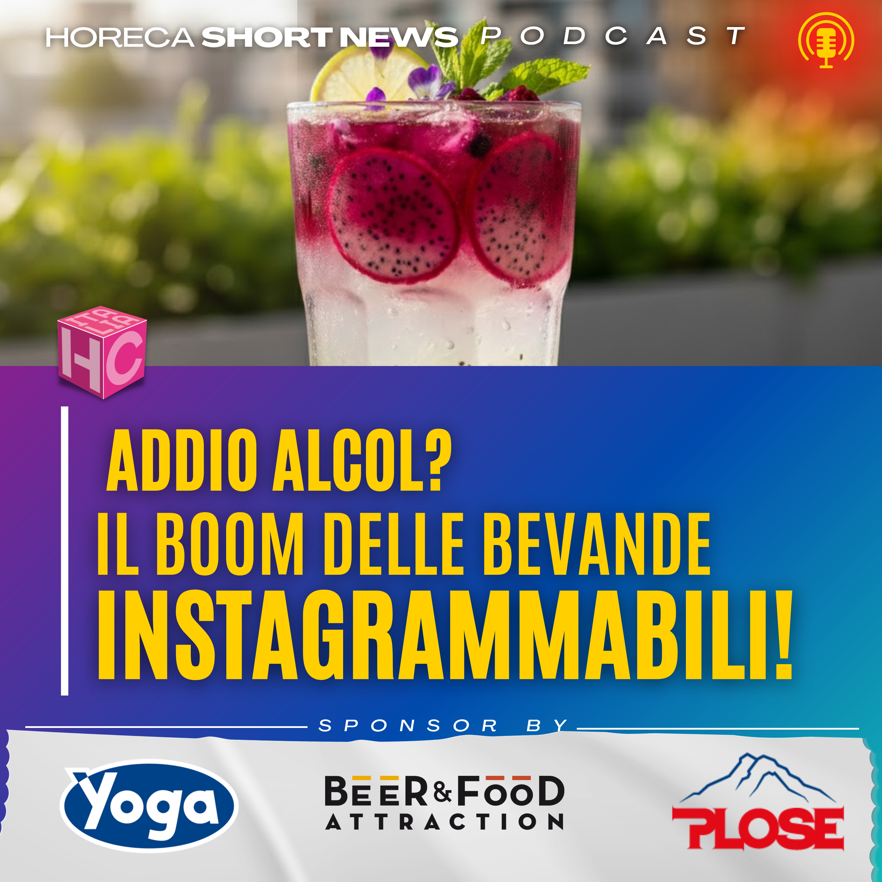 🍹E ‘il momento delle bevande estetiche   🚫Oltre che quelle No e Low alcol  💧 Bottiglia per Acqua Plose  💬Ce ne parla Giulia Wagner  🍸Se non è gin, non chiamatelo gin.   episode artwork