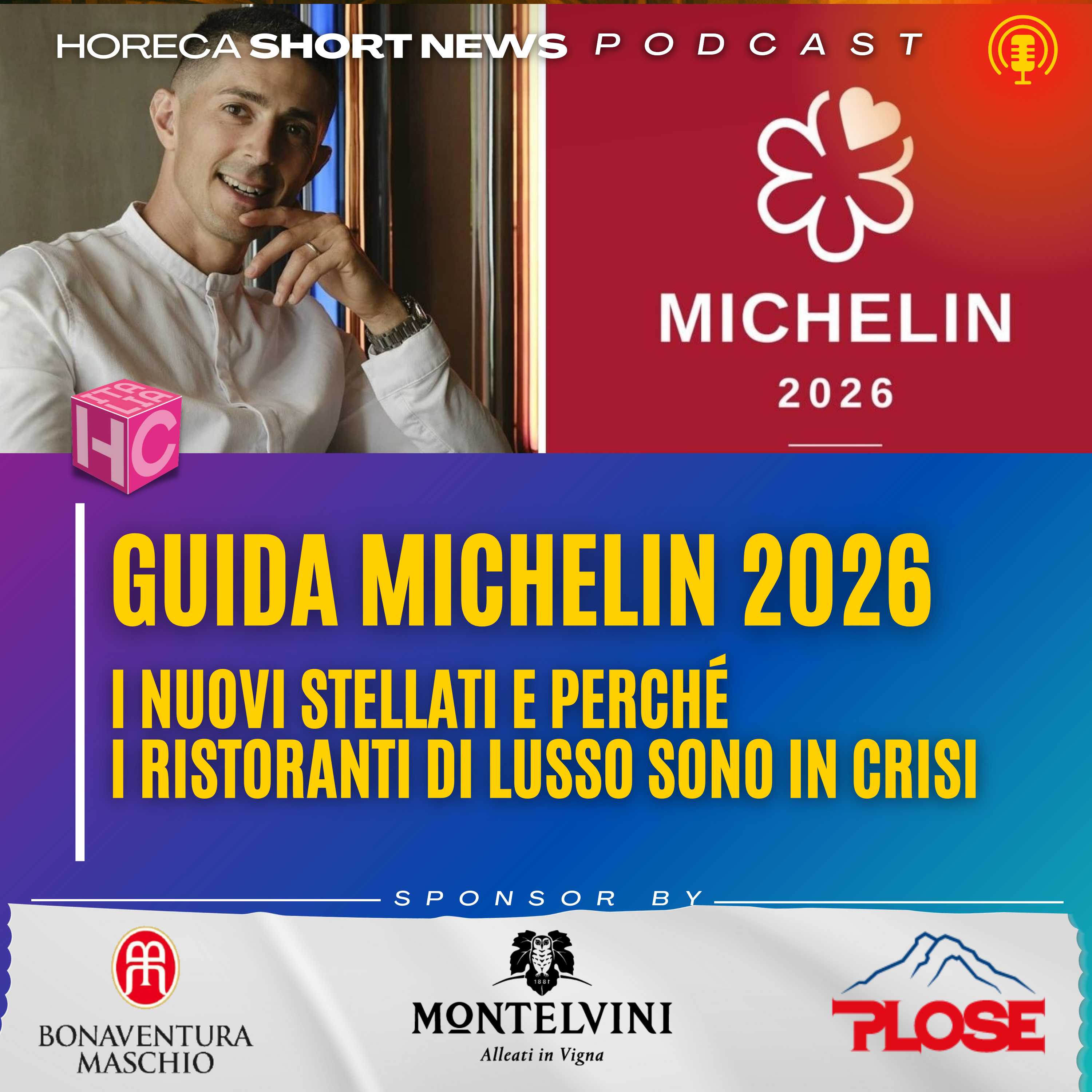 ⭐️Guida Michelin 2026, assegnate le stelle  🫰Quanto costa mangiare in uno stellato?  ✨Ristoranti di lusso, tira aria di crisi  🚂Locali  in posti abbandonati, due storie di successo  episode artwork