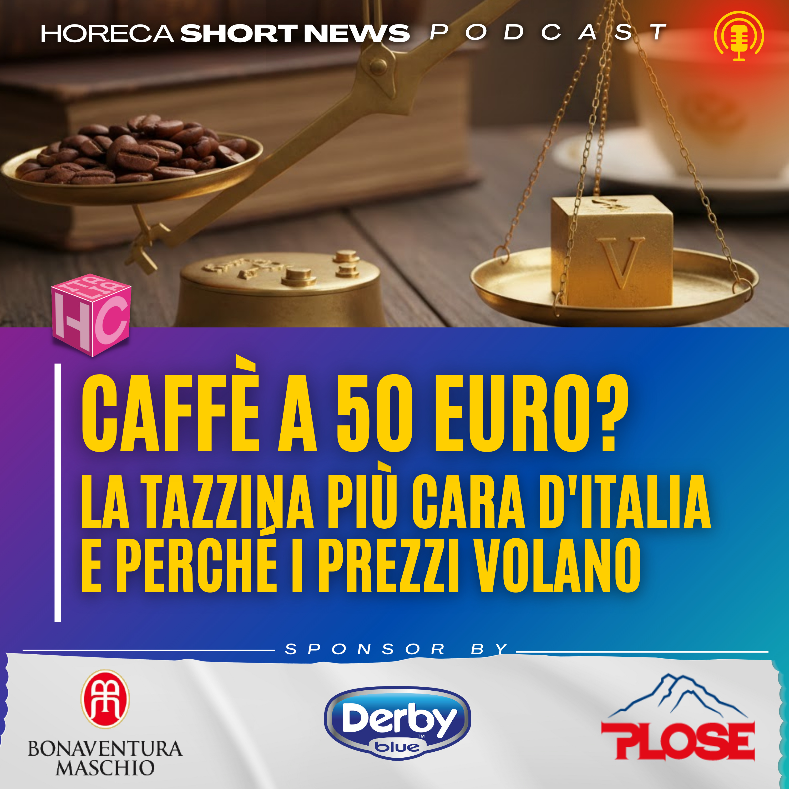 ☕️ Caffe i consumi non calano  💸Ma i prezzi aumentano  🫰 Per Farinetti una tazzina va pagata 2,5 €  ☕️ Una tazzina di Panama Geisha? 50 €  episode artwork