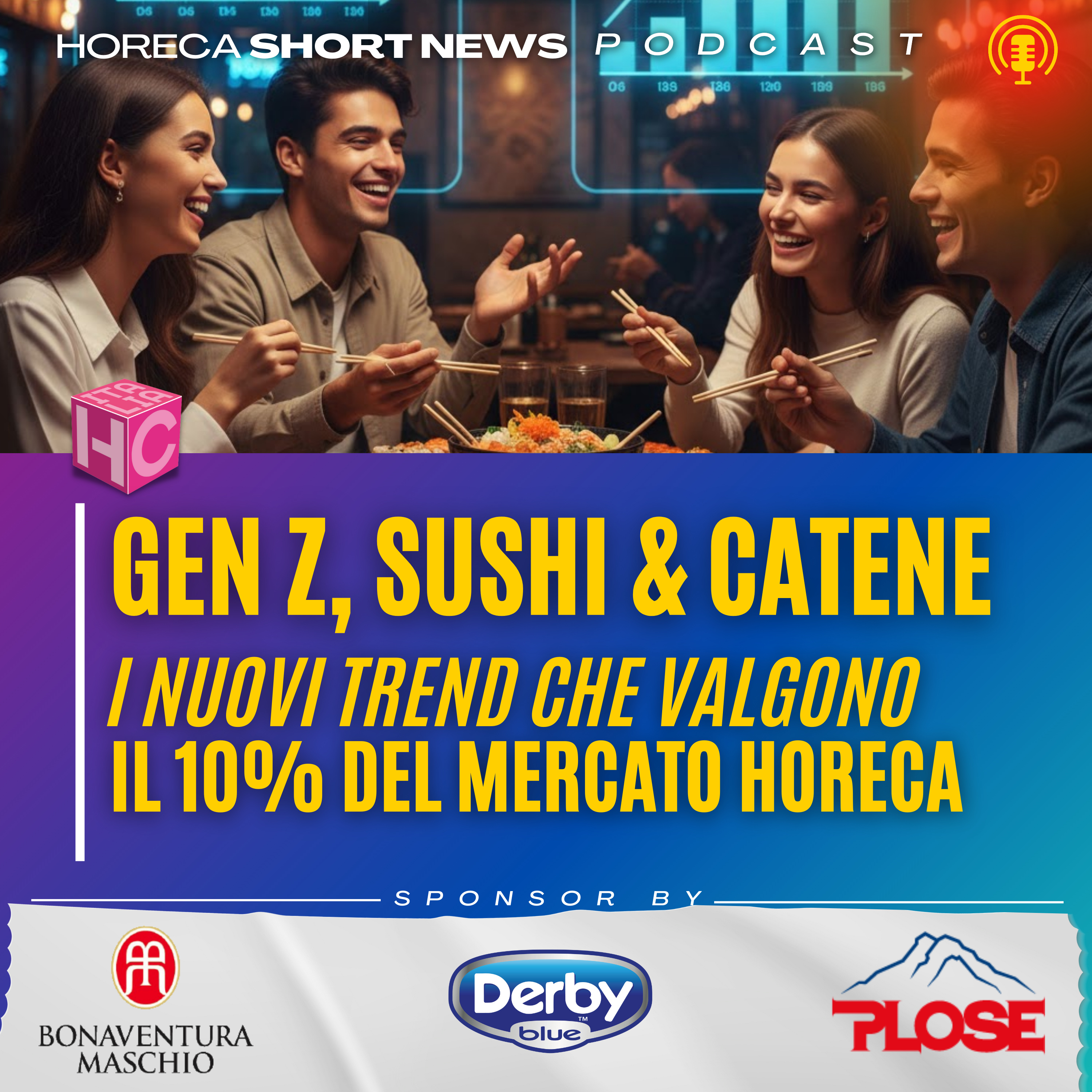 🍽️La ristorazione in catena in crescita  📊Vale il 10% del mercato se ne è parlato al food service Forum   😔Beverage Horeca Novembre da dimenticare  👁️Spunti di Vista la teoria delle tre A  episode artwork