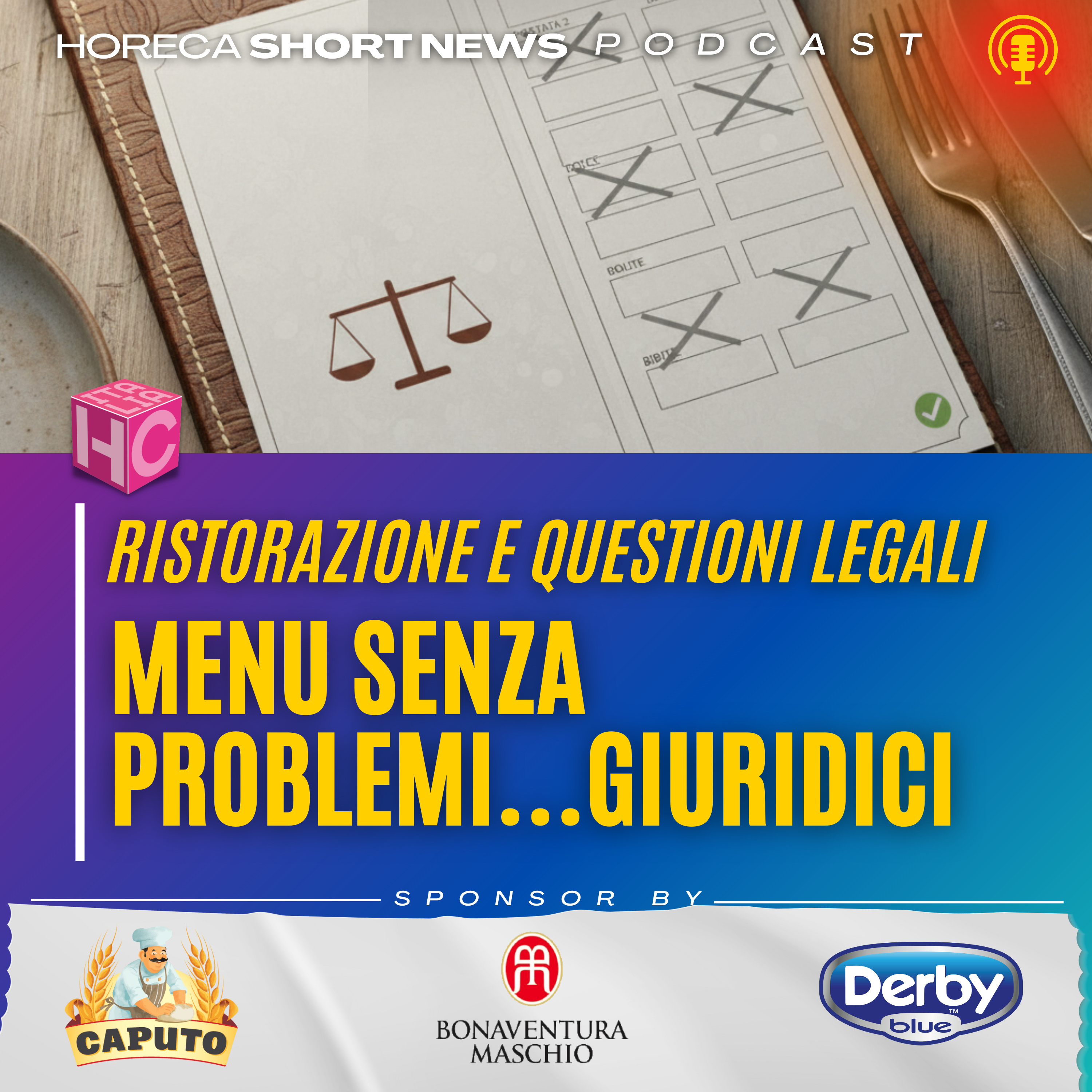 ⚖️Ristorazione e questioni legali  💬Ne parliamo con Alessandro Klun  🍽️Che suggerisce un menu senza problemi…giuridici  ⚙️Per uno vincente c’è la tecnica engineering   episode artwork