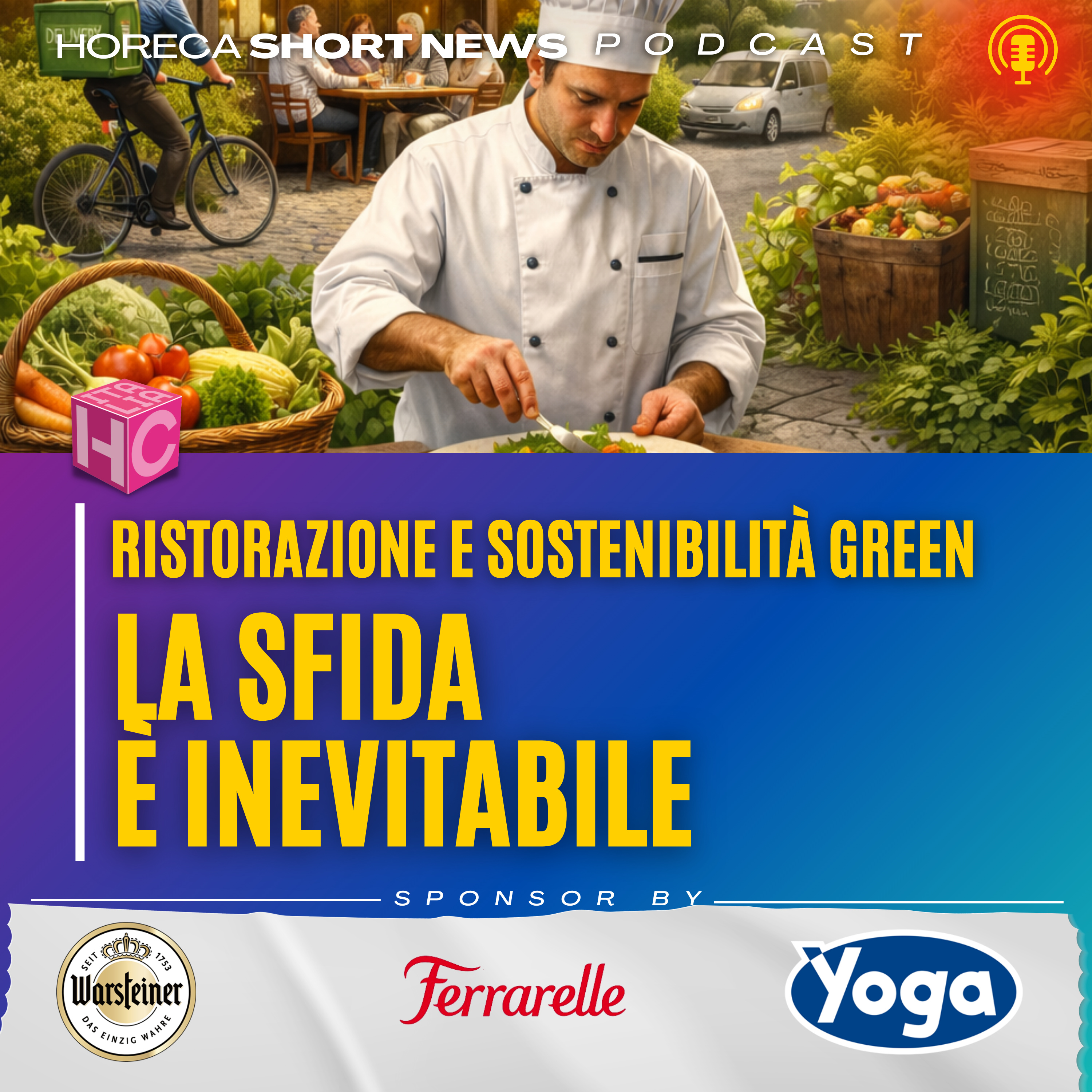 🍽️Ristorazione e sostenibilità green  🌱La sfida è inevitabile  💬Ne parliamo con Guido Pocobelli  🌳Ridurre l’impatto ambientale un must per tutta la filiera  episode artwork