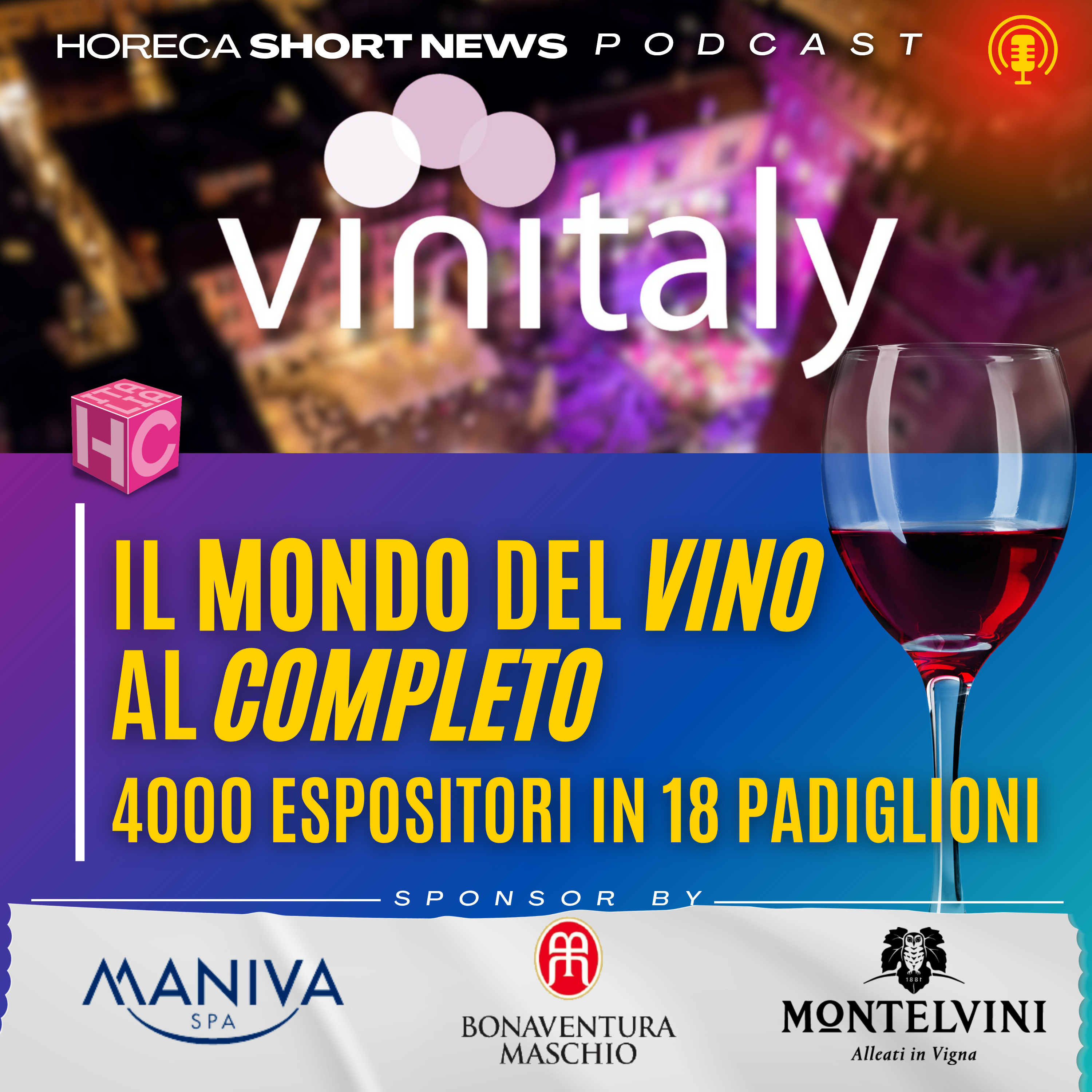 🍷Vinitaly In mondo del vino al completo  🍷4000 espositori in 18 padiglioni  🍷Le novità di Montelvini (Metti la foto di Alberto)   🍺Talk sulla birra con Carlo Vischi  episode artwork