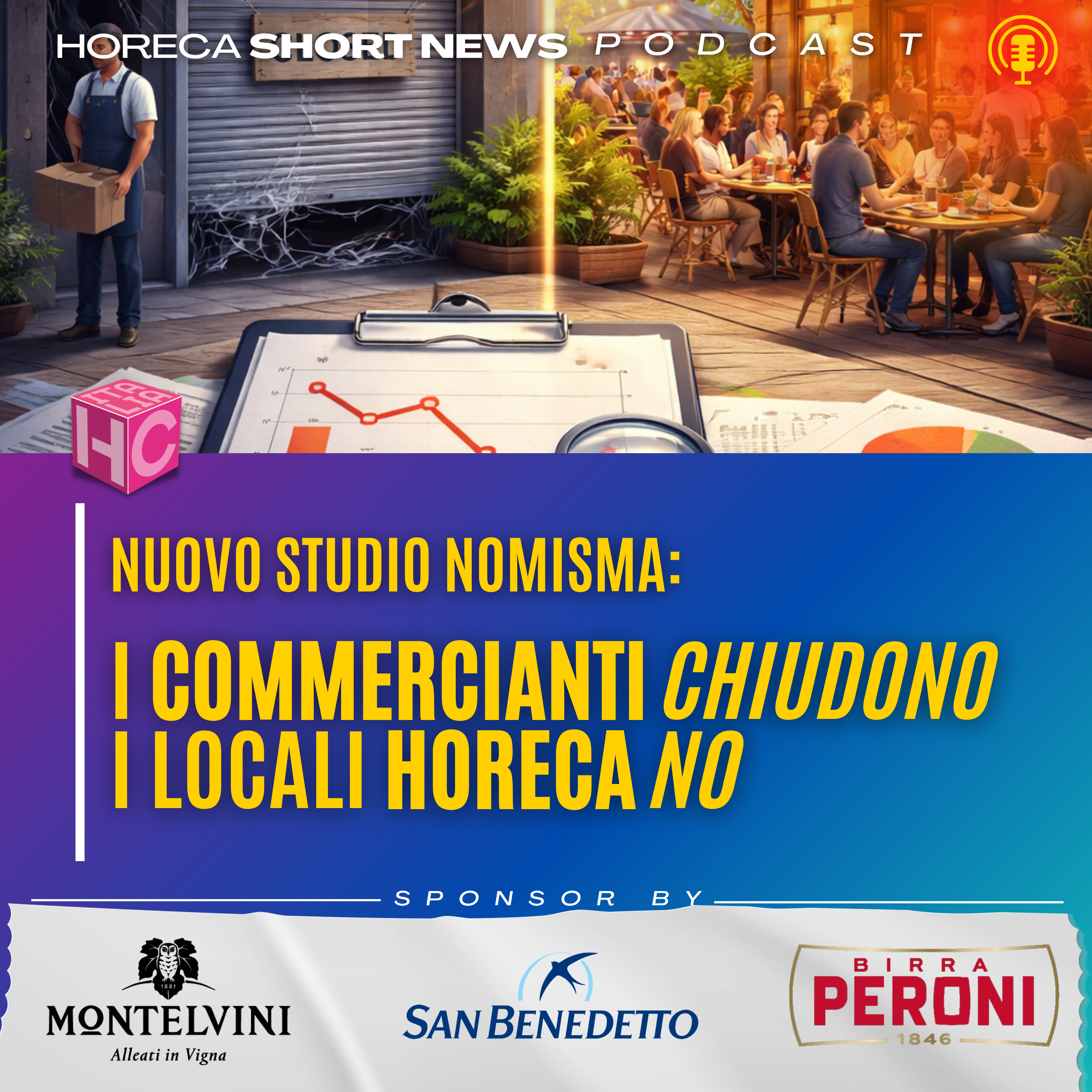❌I commercianti chiudono, i locali horeca, no  🔎C’è uno studio Nomisma  🍔Ristorazione commerciale in catena  💬Ne parliamo con Massimo Barbieri  🆕Che ci svela alcune prossime aperture…   episode artwork