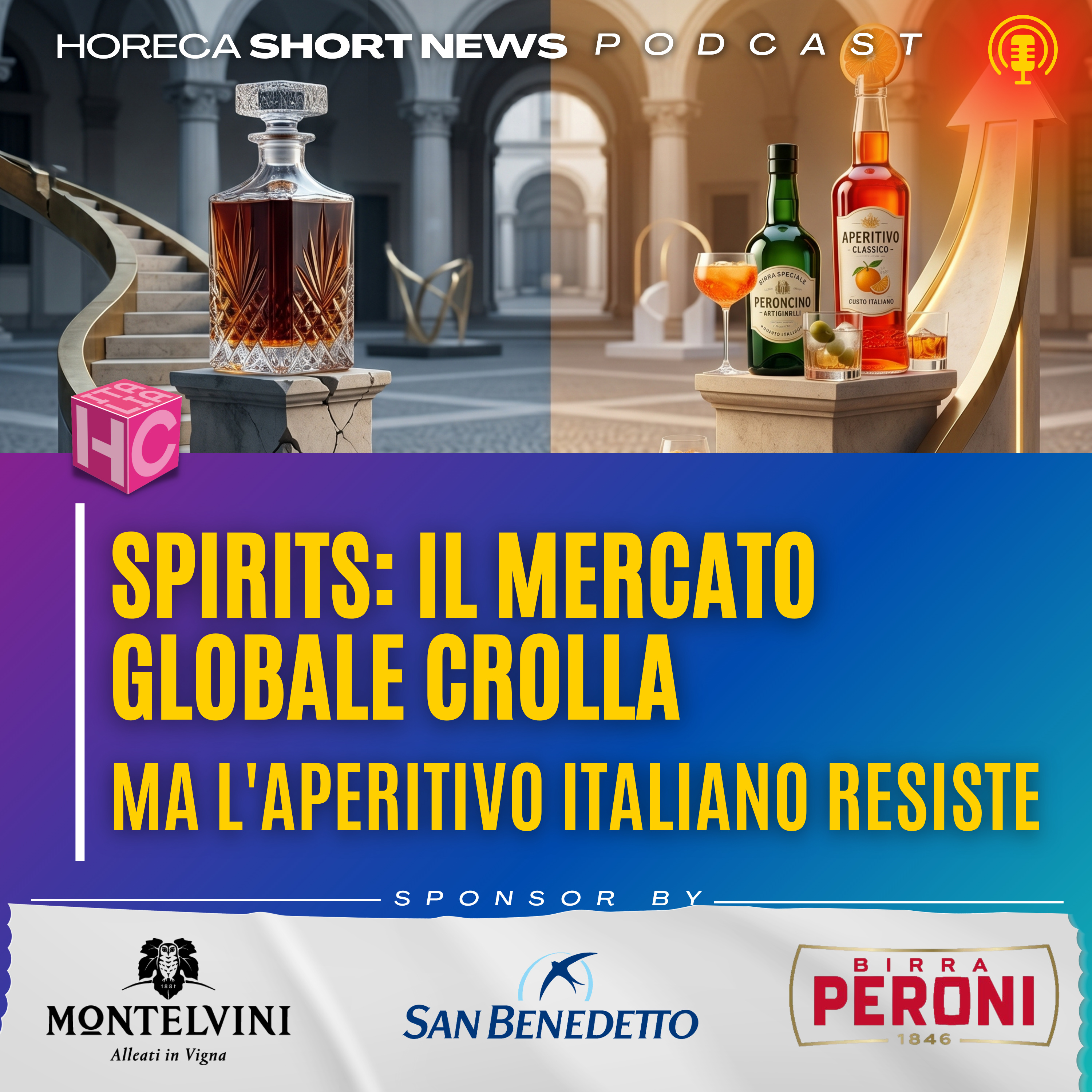 📉 Spirits mercato globale in calo  👁️ Del trend in Italia ce ne parla Matteo Figura  🍺 Milano Design Week c’è l’iconico Peroncino  👁️ Domani a Spunti di Vista con Progettica  episode artwork