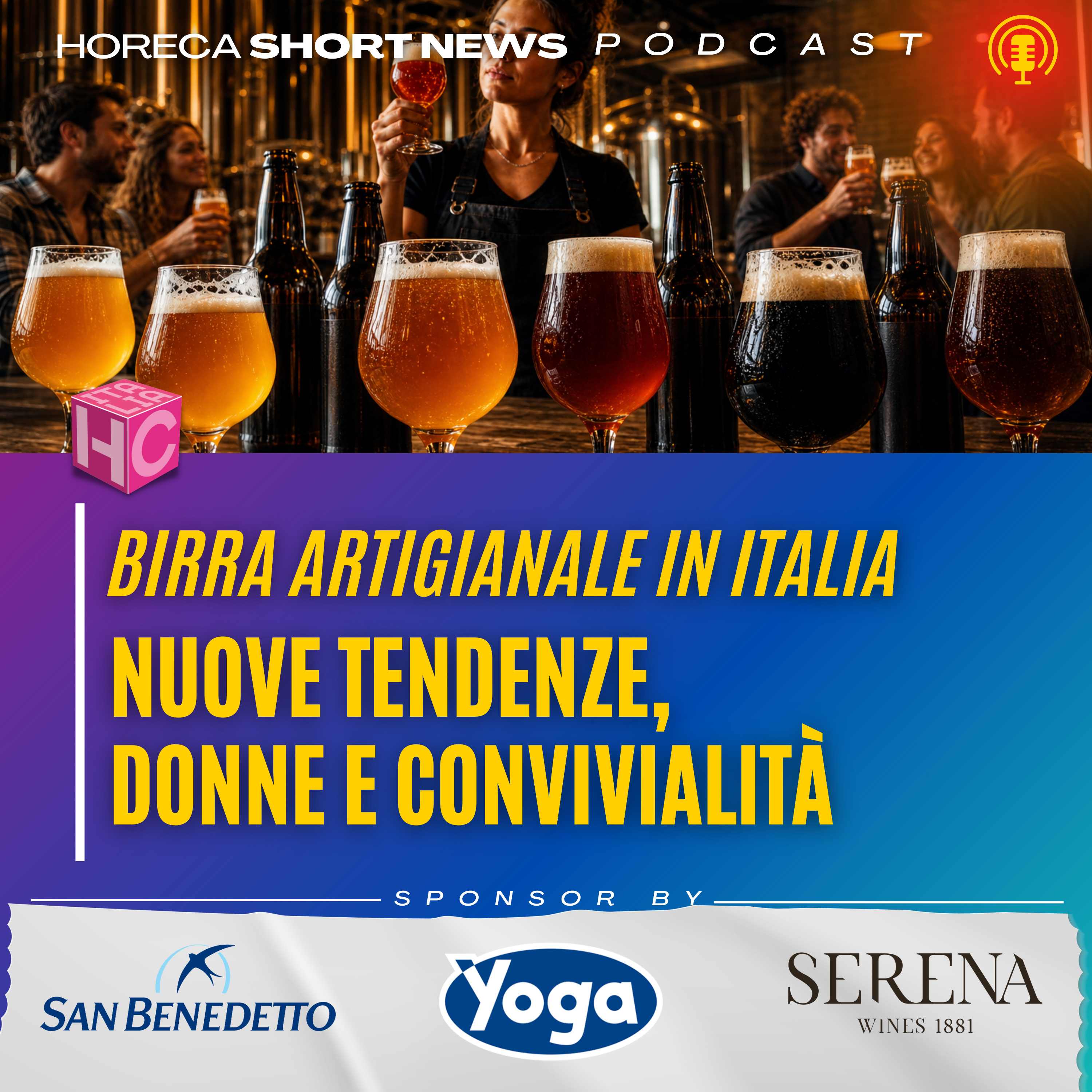 🍺 Birra artigianale le nuove proposte non mancano  🙋‍♀️ Donne impegnate nel mondo della birra, c’è un sondaggio   💬 Ne parliamo con Michela Cimatoribus  🍻 Birra = convivialità e condivisione  episode artwork