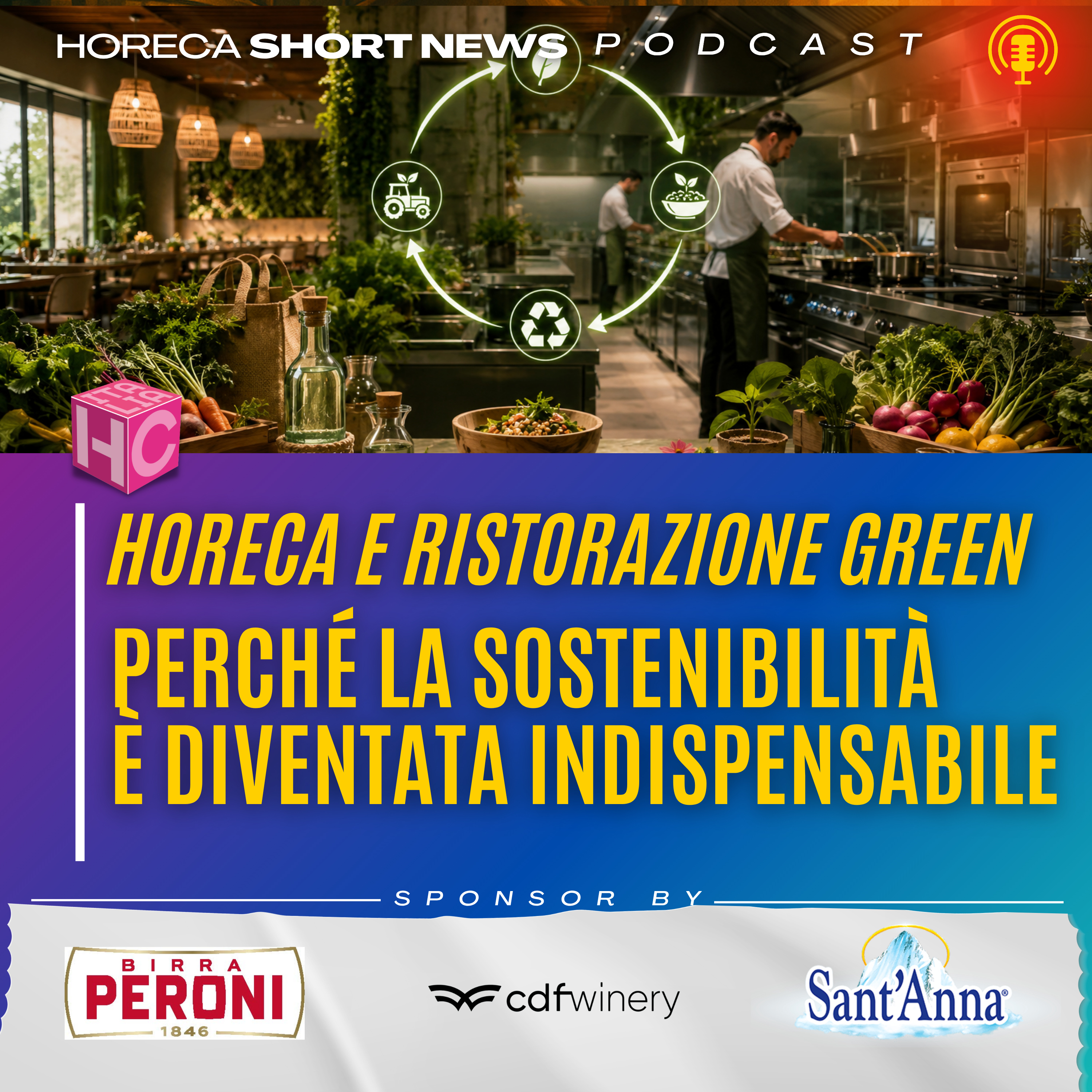 ❇️ Horeca Green un must irrinunciabile  🔄 Cibo ed economia circolare   💬Ce ne parla Maria Cristina Ceresa  👁️Etica del cibo, l’insegnamento di Carlo Petrini  episode artwork