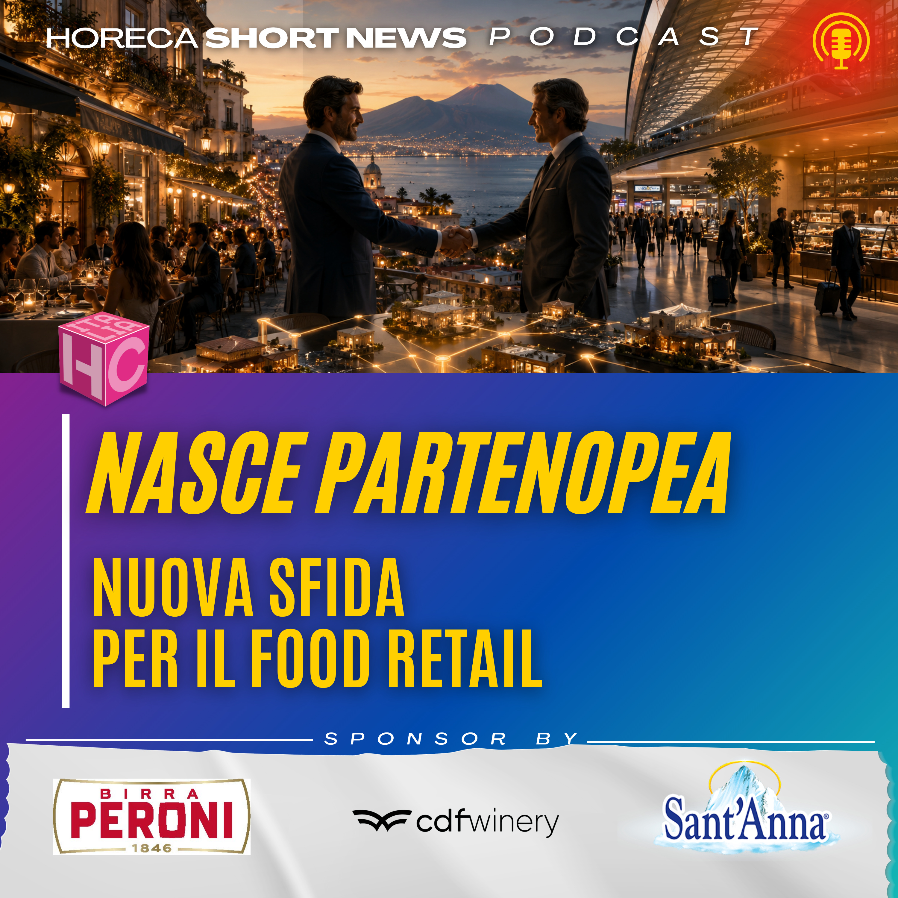 🆕 Nasce Partenopea, club deal dedicato all’Horeca in Campania  💬 Ne parliamo con Stefano Salvischiani co founder di Retail Factory  🍽️ Ristorazione Travel Retail: il futuro delle stazioni episode artwork