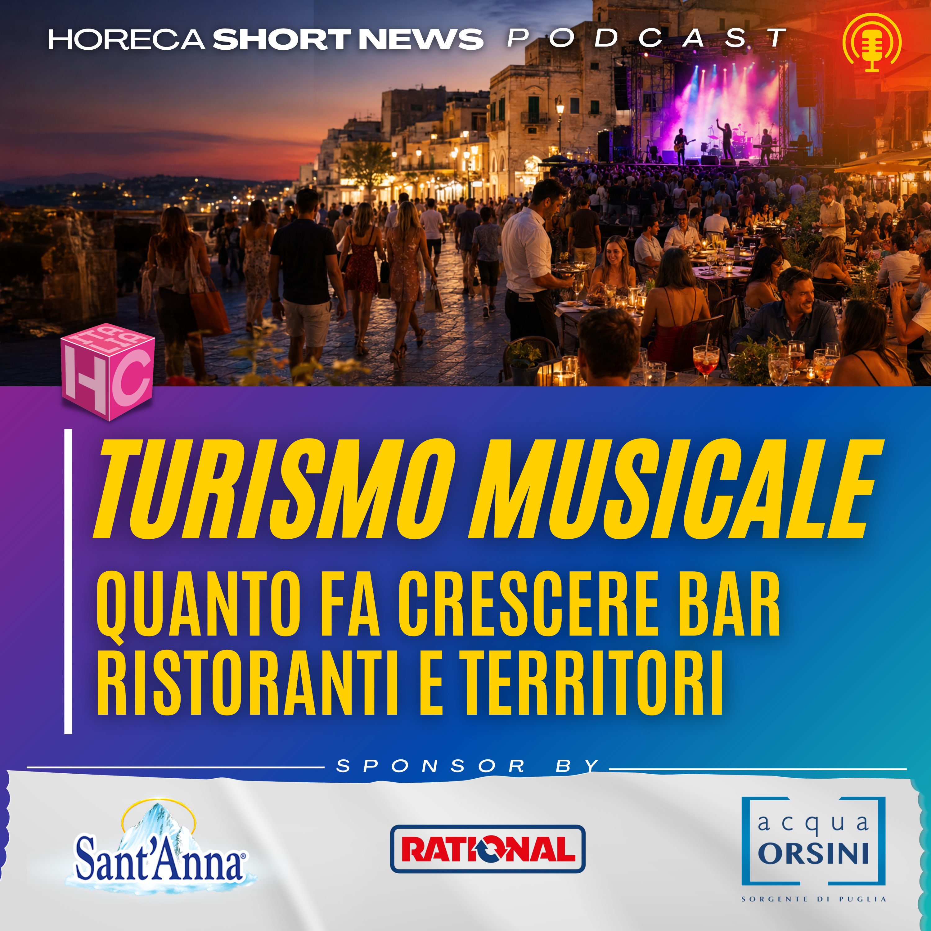 🎸 Musica come attrattore turistico e consumi Horeca  💬 Orsini summer ne parliamo con Antonio Bisceglia  🍺 Al via la XX edizione di Birra & Sound  👁️ Spunti di vista focus sul turismo musicale  episode artwork
