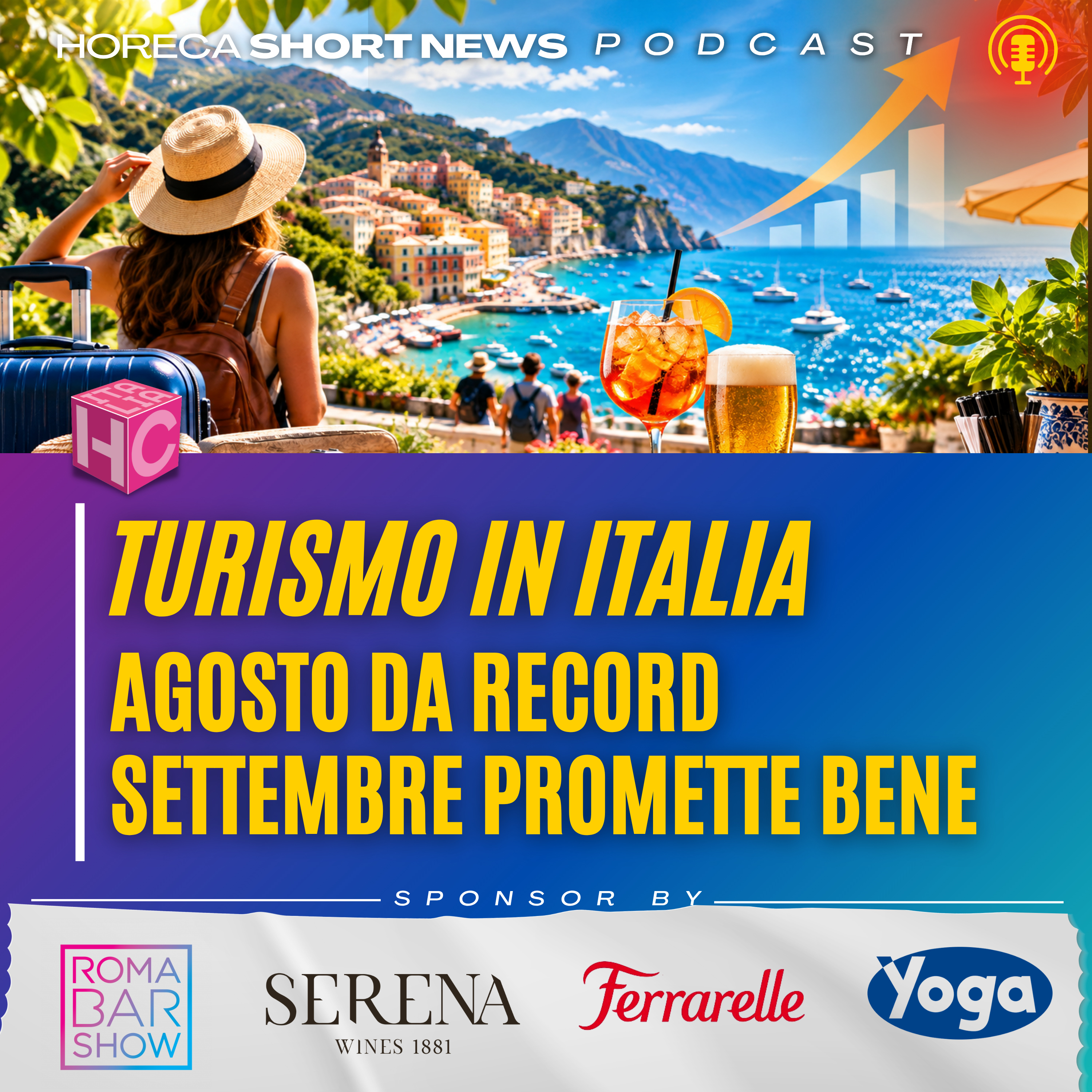🧳Turismo ad agosto c’è stato il pienone  📊E anche settembre promette bene  ☀️Beverage Horeca trend estivo più che positivo  💬 Ne parliamo con Antonio Faralla  episode artwork