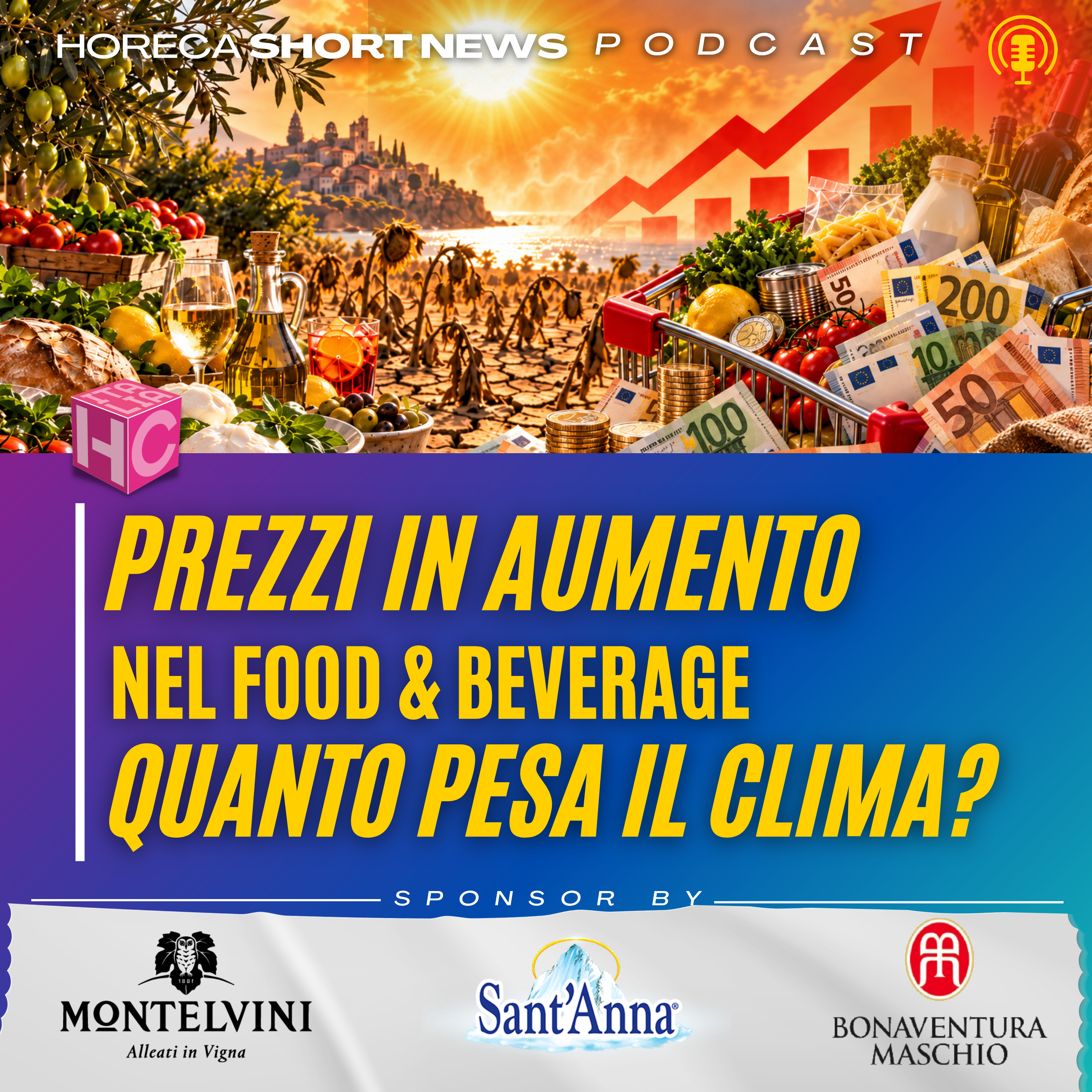 📊 Food & beverage e aumenti  ☀️ La colpa è del clima?  🏷️ Private label sempre più in trend  💬 E I vantaggi delle PL secondo Mauro Lusetti  episode artwork
