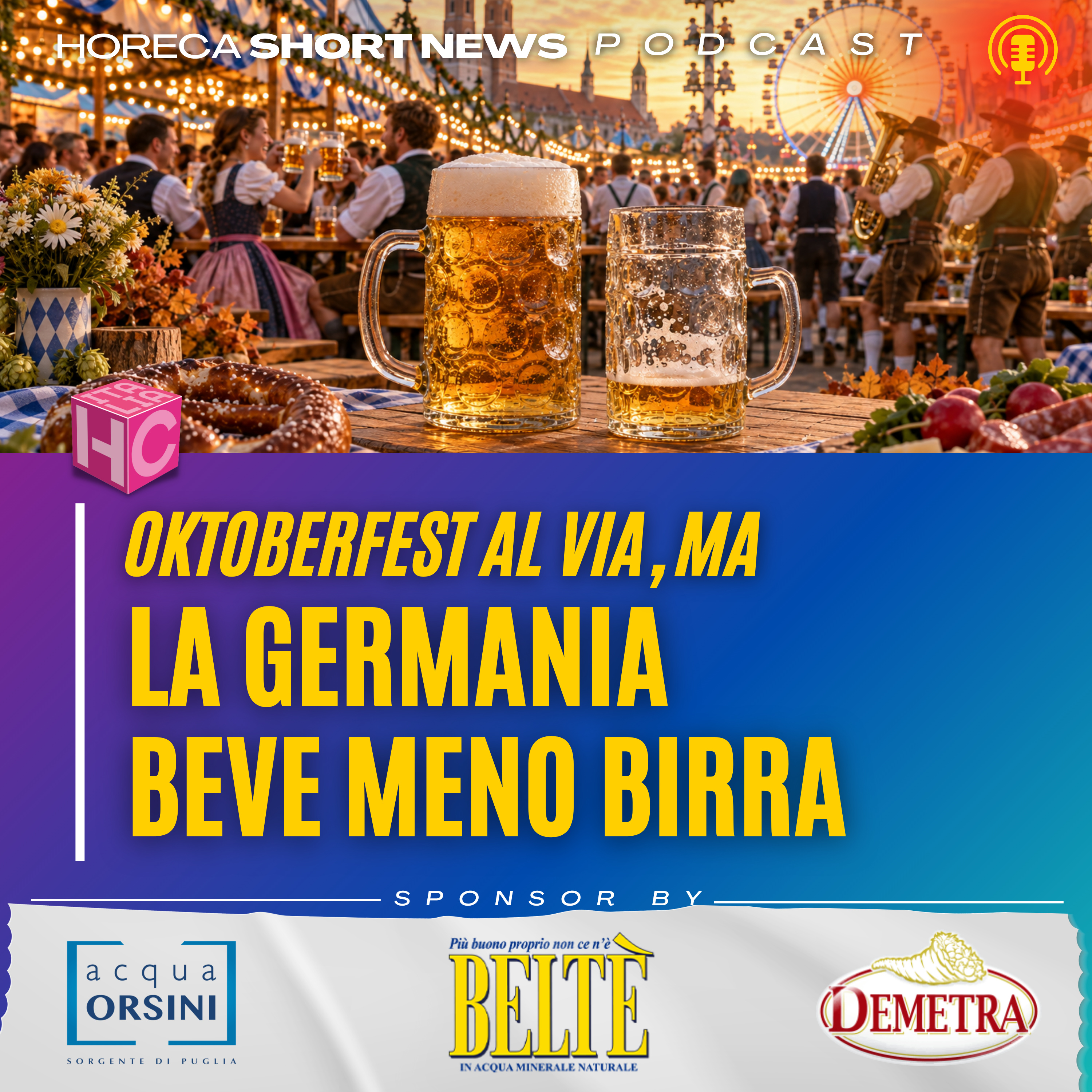 🍺 Oktoberfest a Monaco di Baviera  🇩🇪 ma la Germania beve meno birra  🍺Piccoli Oktoberfest anche in Italia  🍕La migliore pizza al mondo? A Londra, ma parla italiano  episode artwork