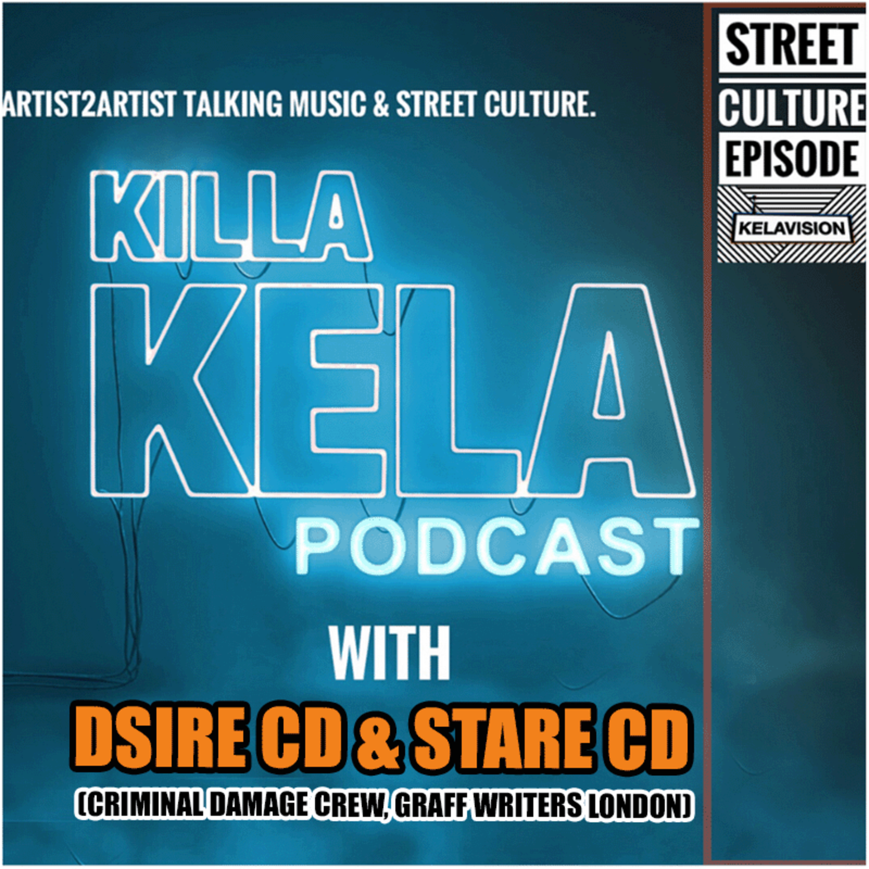 KKPC # 439 – DSIRE CD & STARE CD (CRIMINAL DAMAGE CREW, GRAFF WRITERS LONDON)