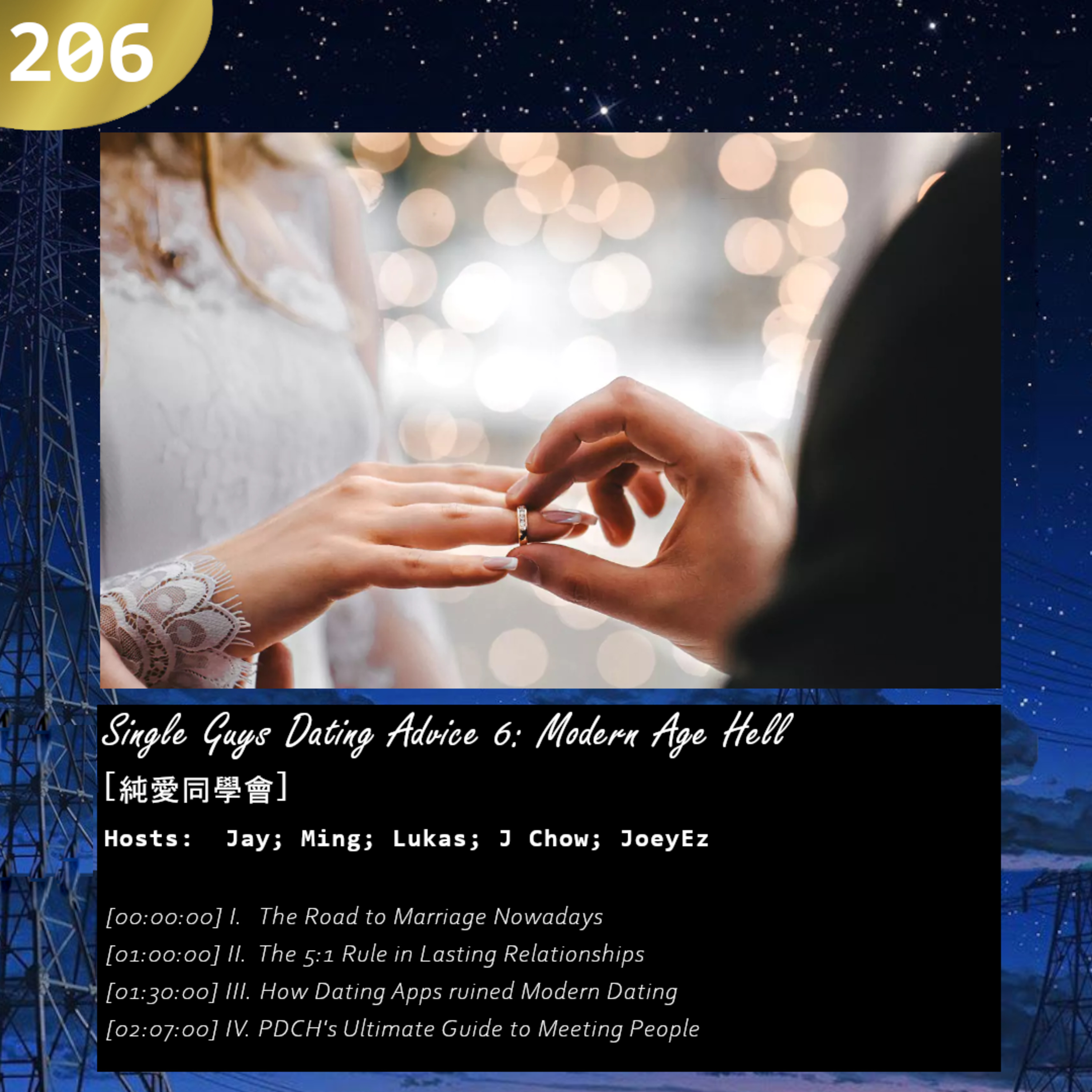 206: Single Guys Dating Advice 6: Modern Age Hell [純愛同學會]