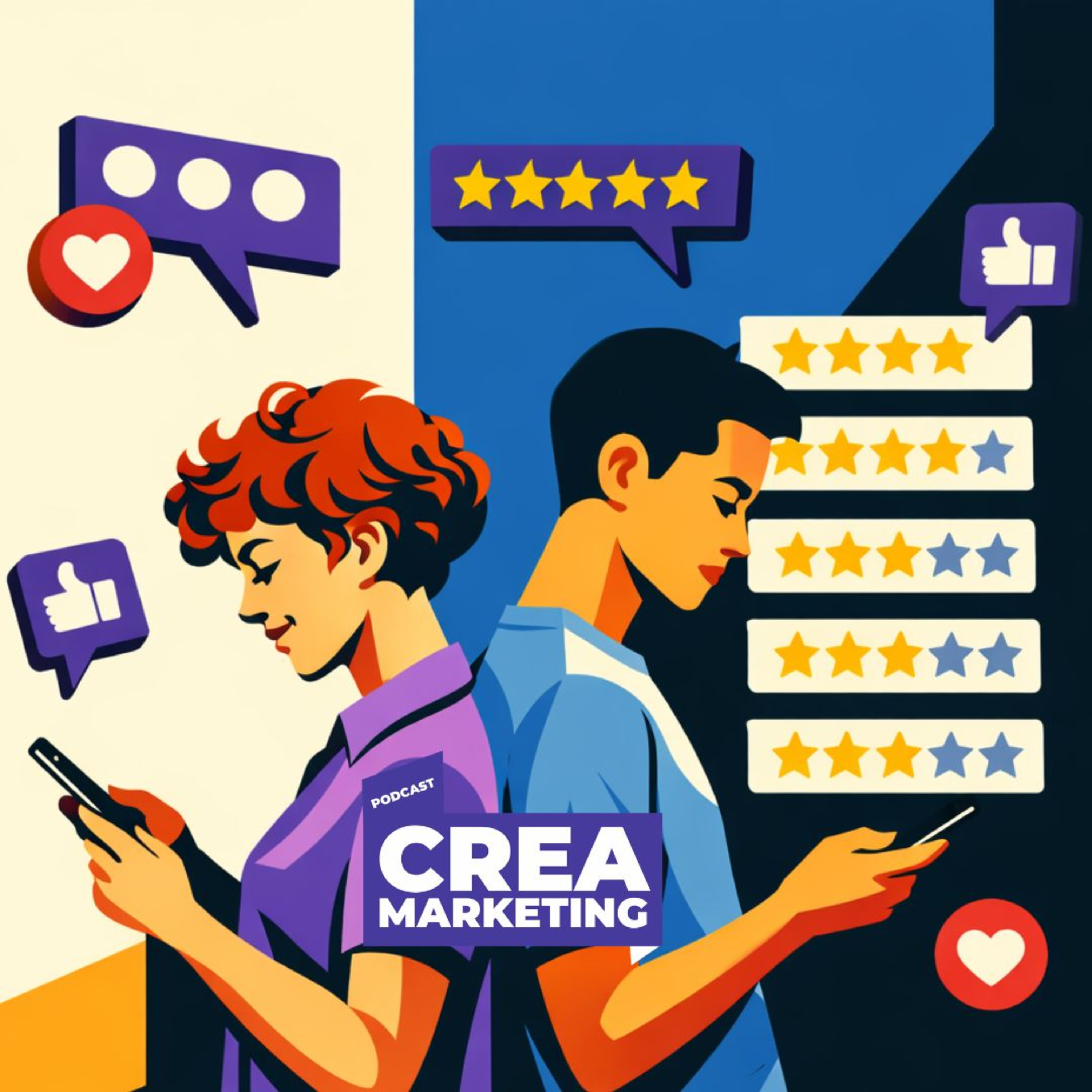 Portada de Crea Marketing Podcast