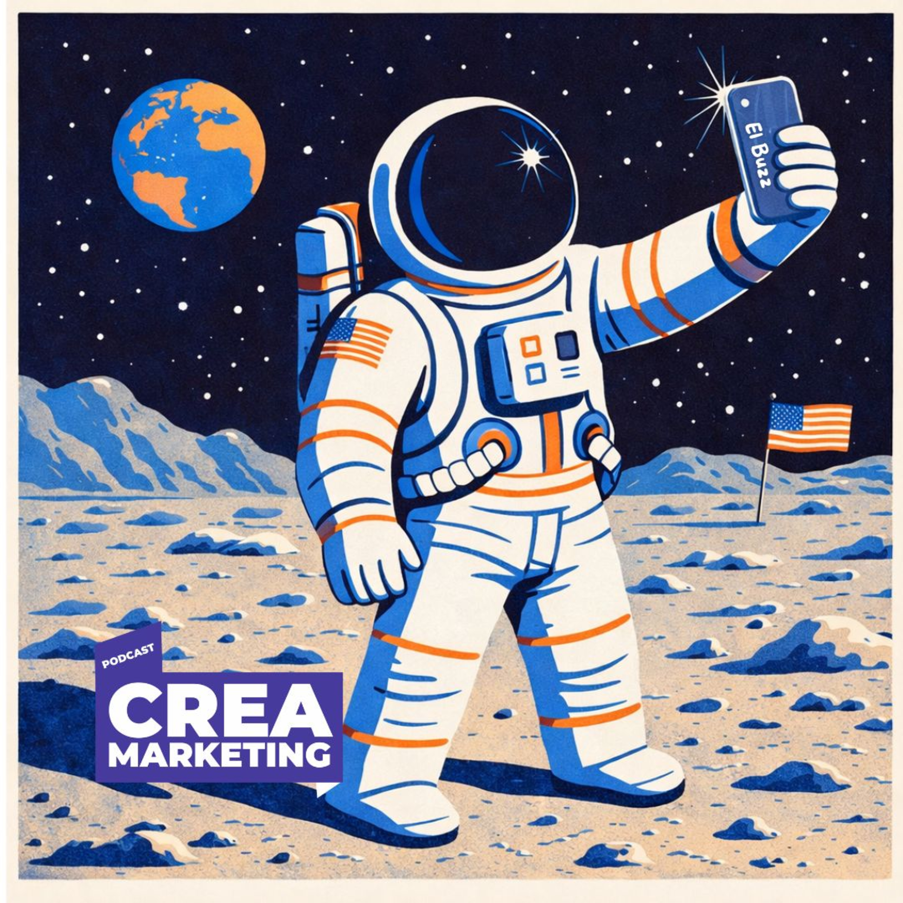 Portada de Crea Marketing Podcast