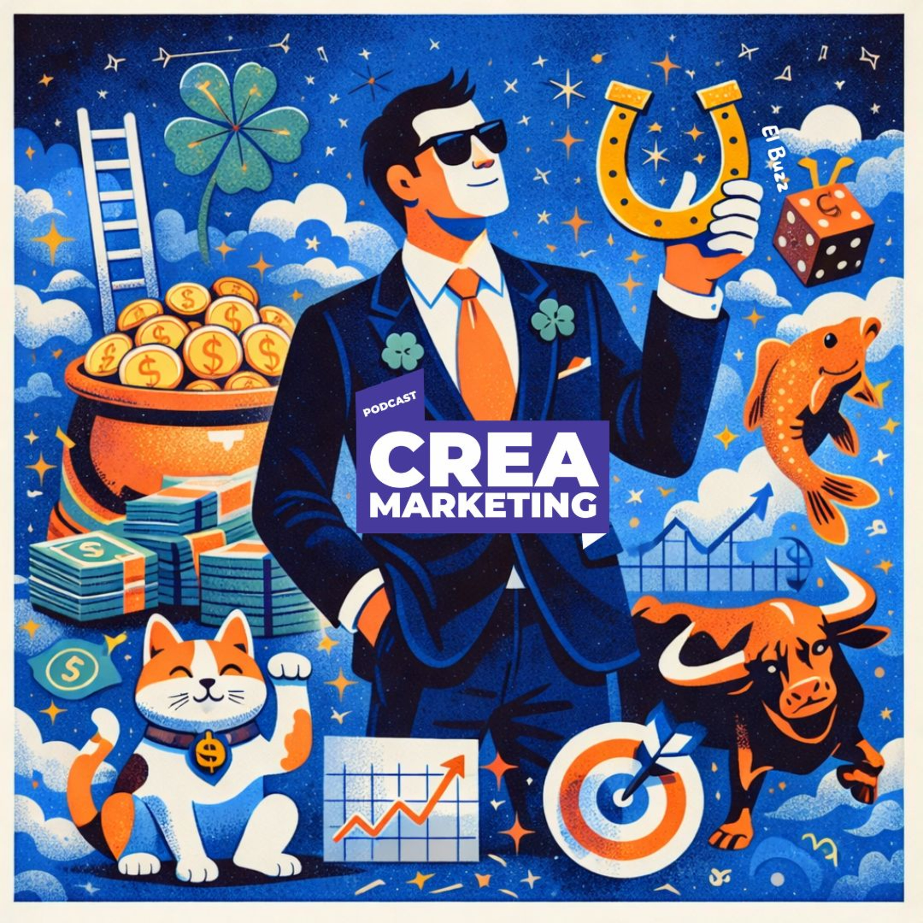 Portada de Crea Marketing Podcast