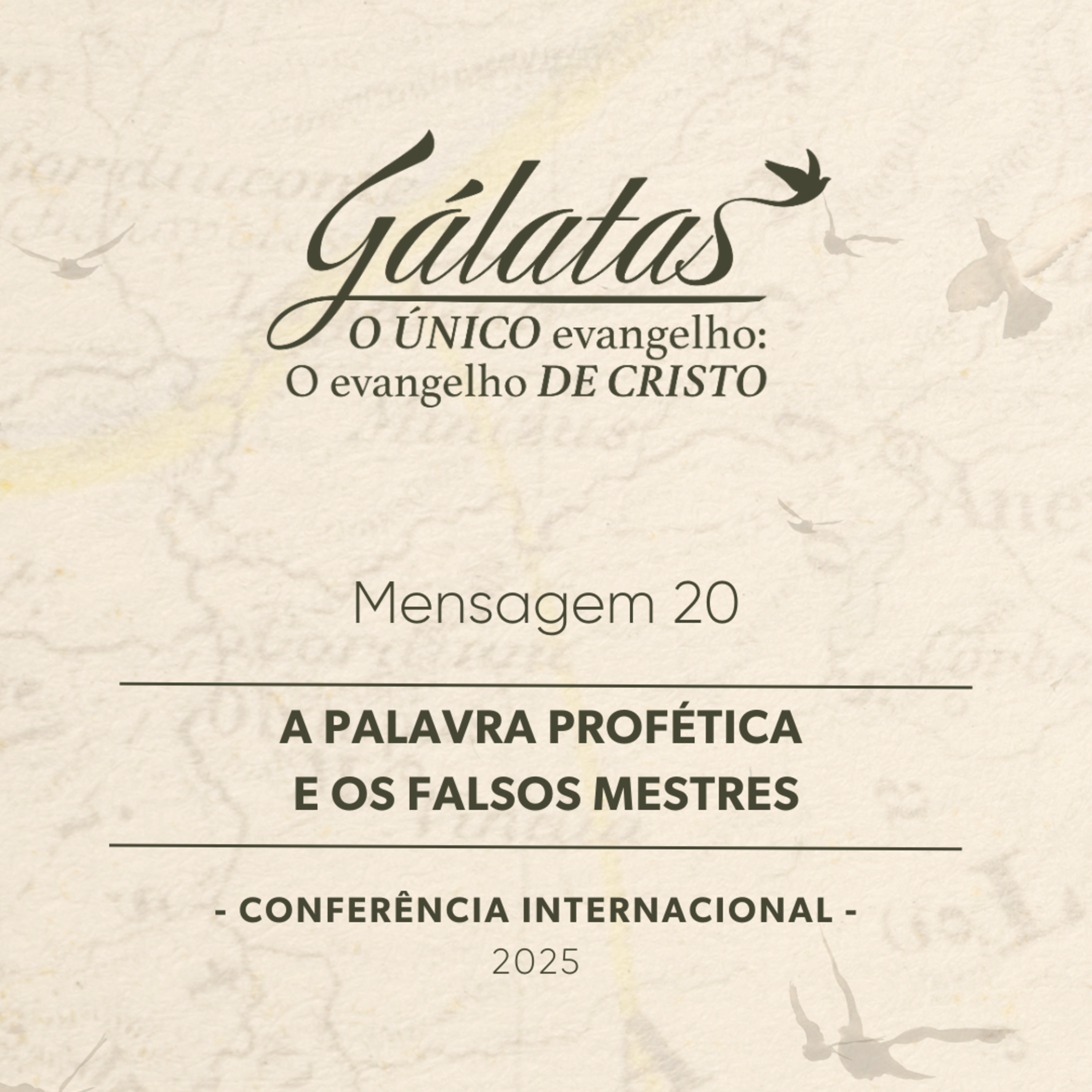 Mensagem 20 - A palavra profética e os falsos mestres episode artwork