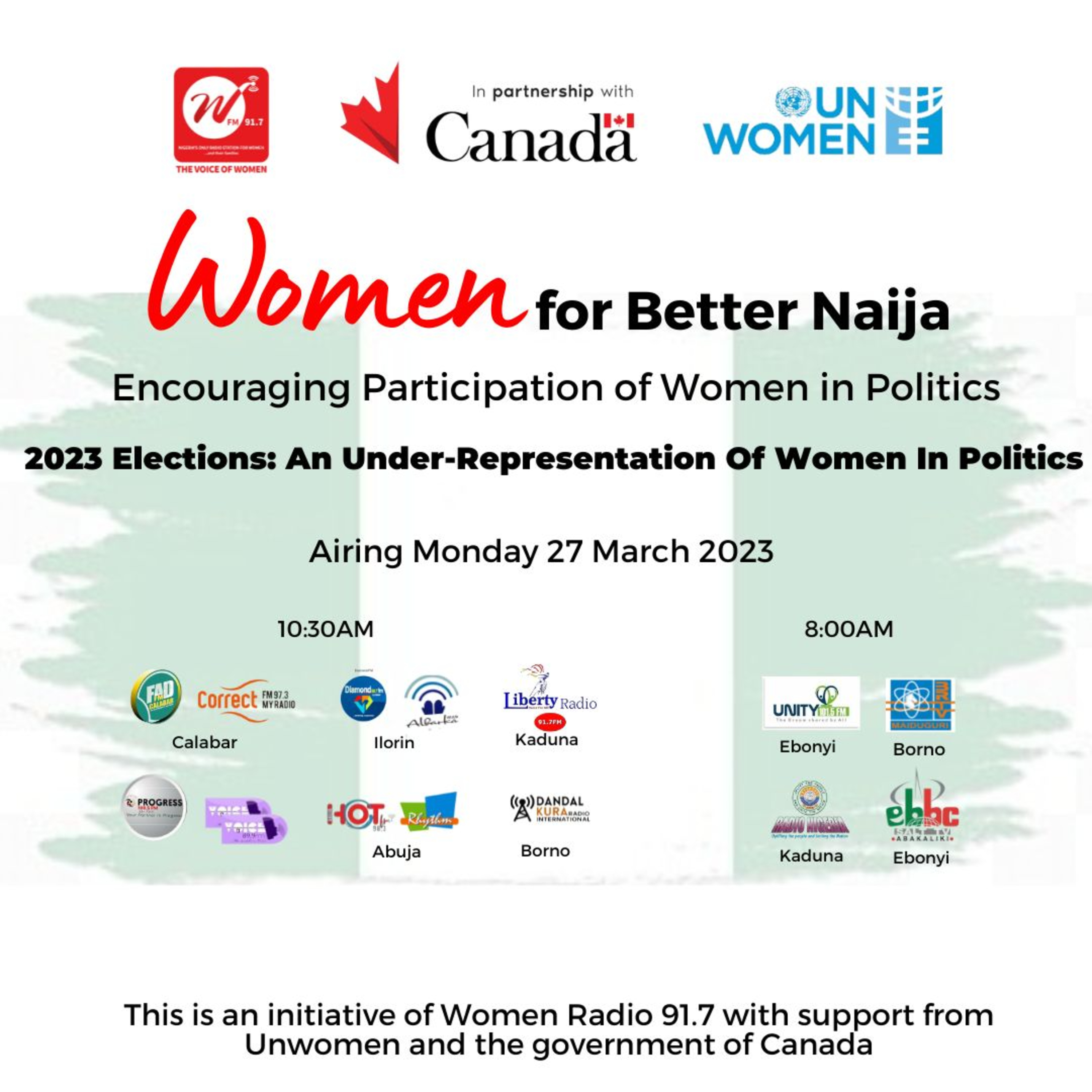 WOMEN FOR BETTER NAIJA - An underrepresentation of women in politics episode artwork