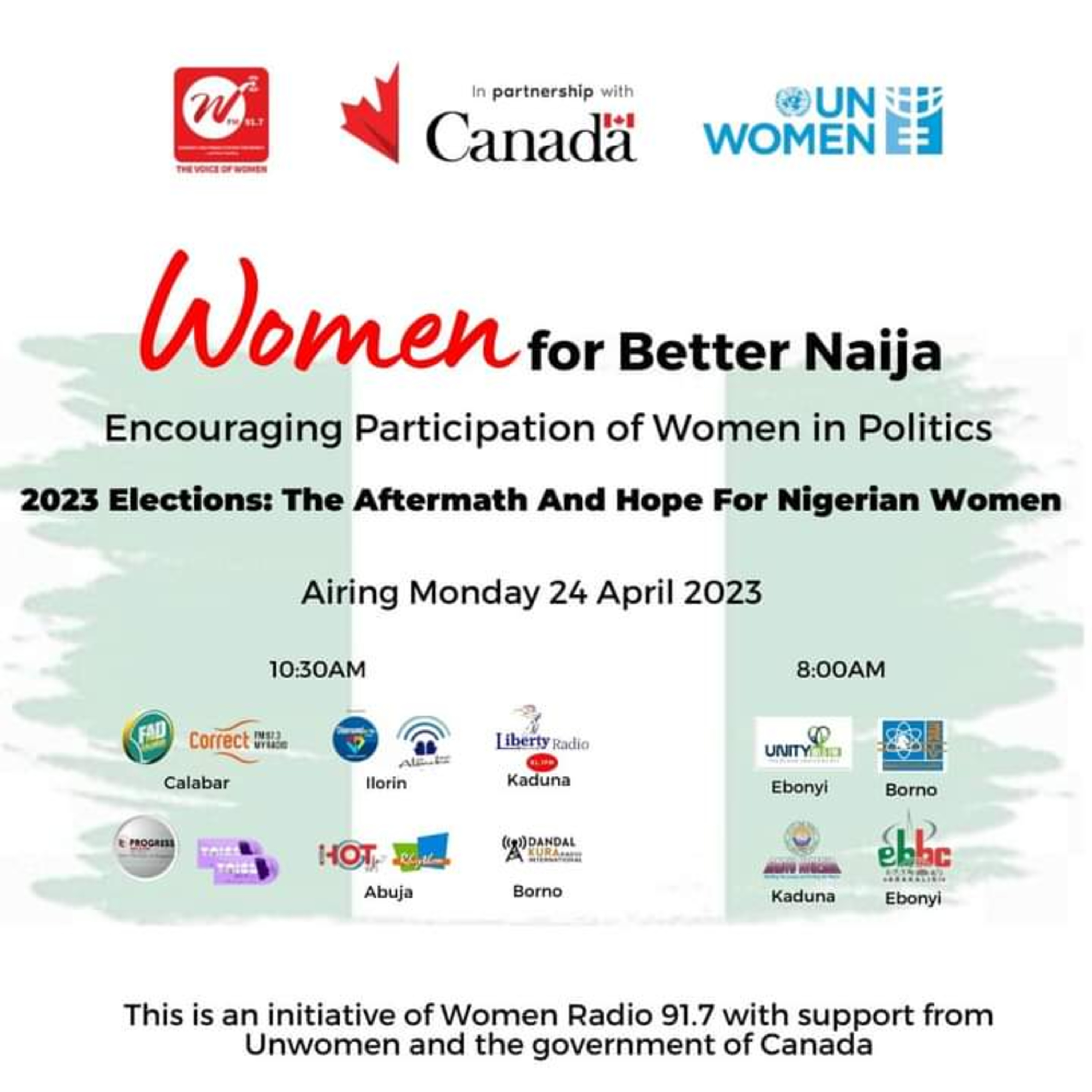 2023 ELECTION: THE AFTERMATH AND HOPE FOR NIGERIAN WOMEN (BORNO FM) episode artwork