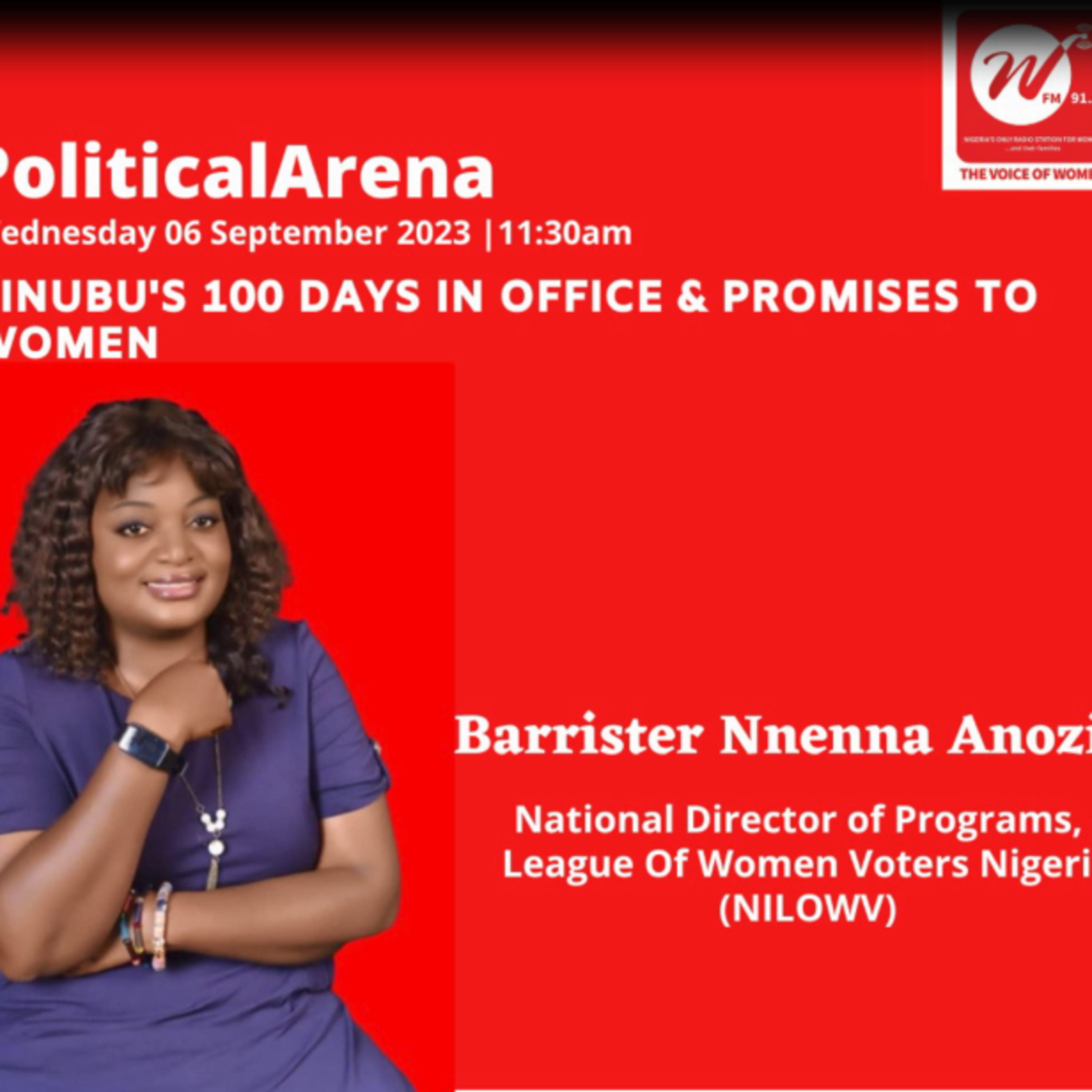 Tinubu's 100 days in office and promises to women episode artwork