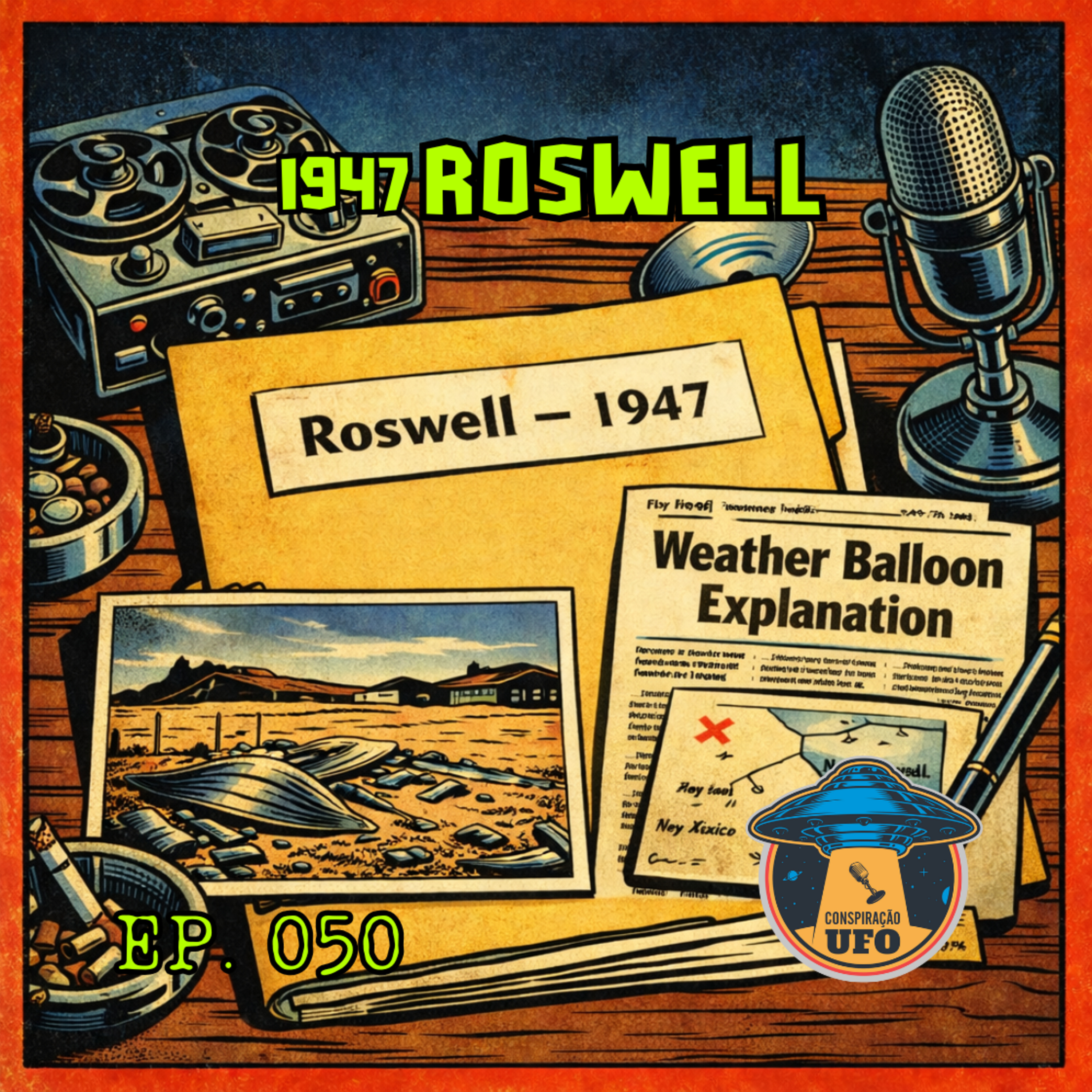 Ep. 50 - Caso Roswell episode artwork