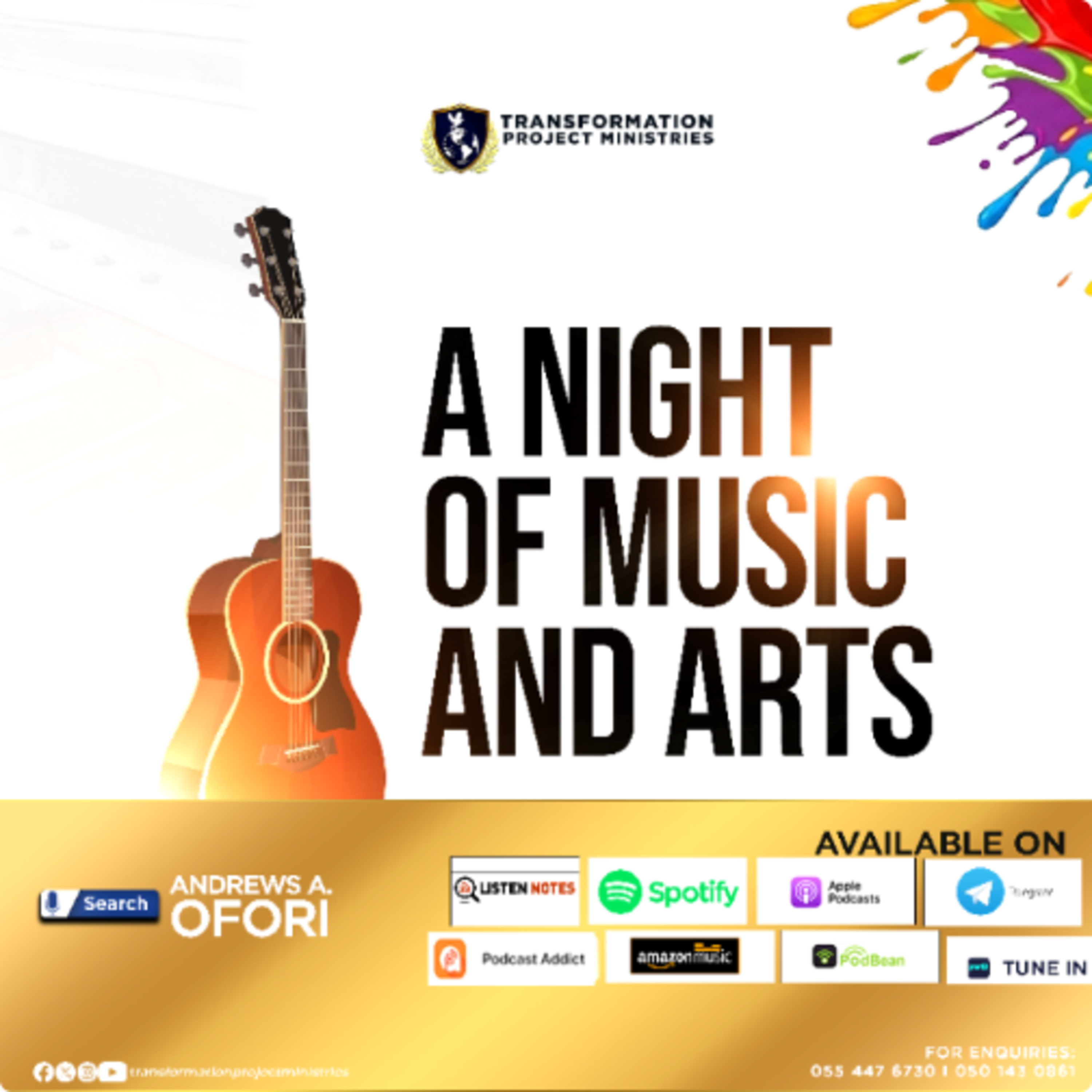 A Night of Music and Arts 2.0 - 
Fire Generation and Theater and Arts