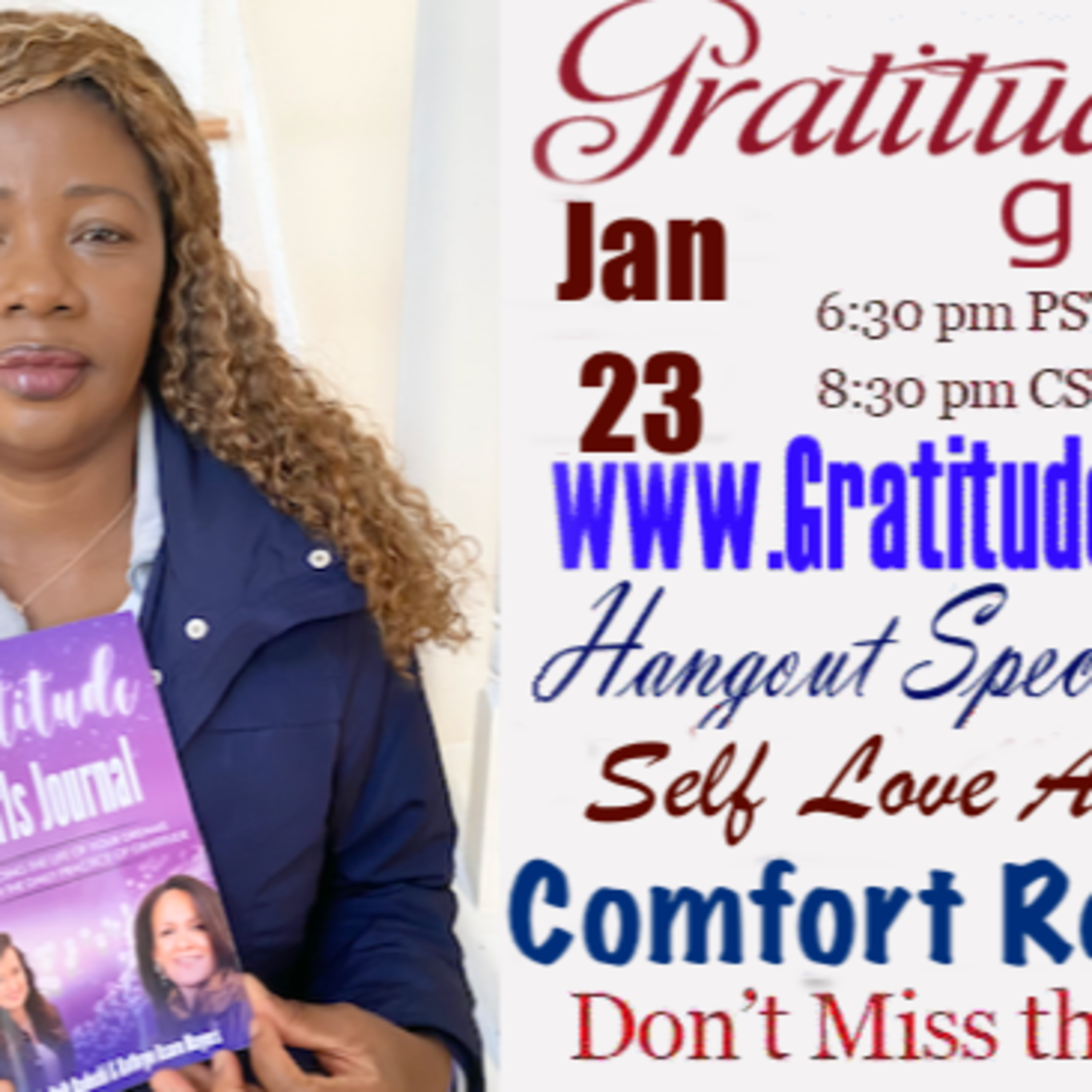 Gratitude Girls Special Guest Comfort Rexford episode artwork