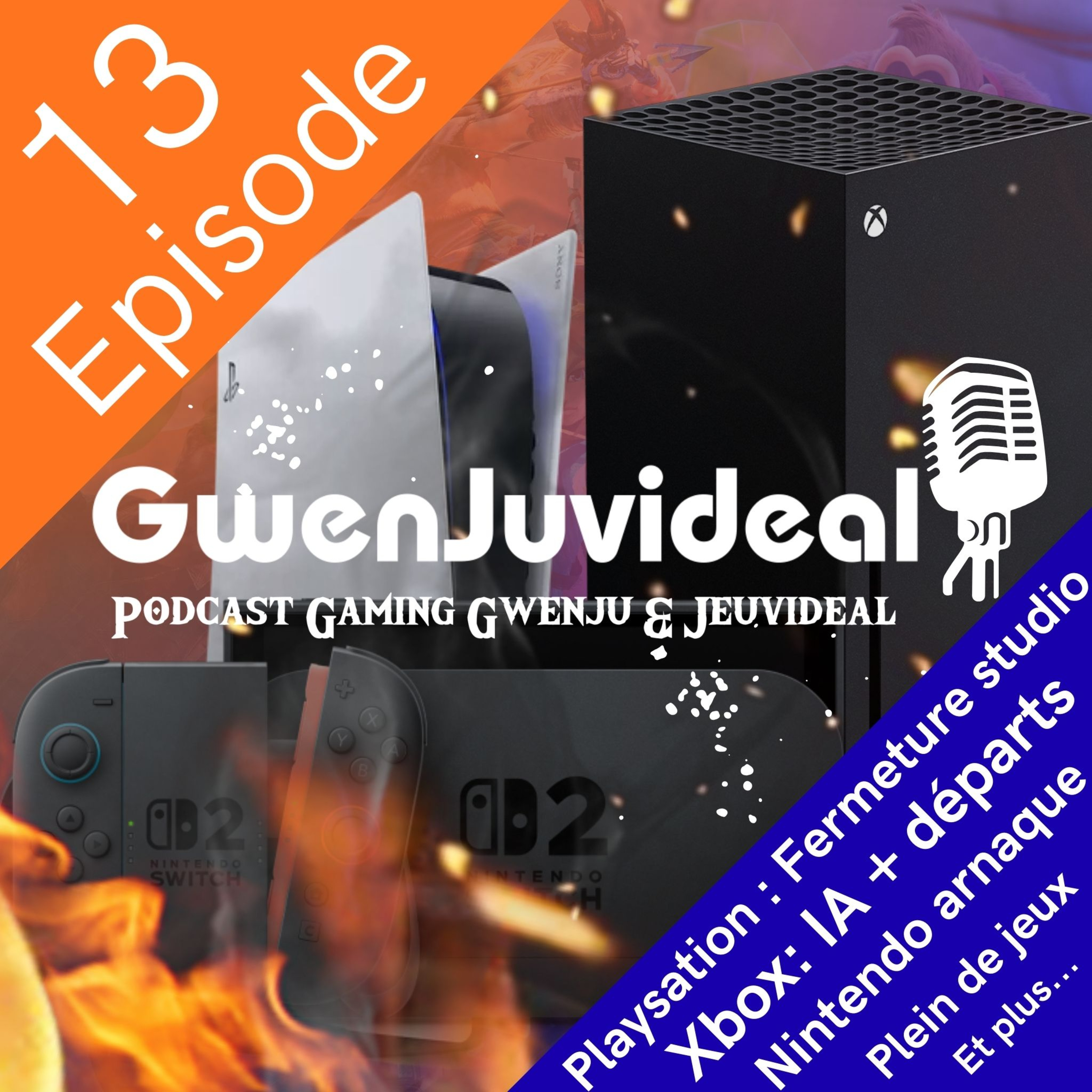 Episode 13 : Fermeture studio PlayStation, Gros changement chez xbox, Arnaque nintendo, Beaucoup de jeux, ... (22/02/2026)