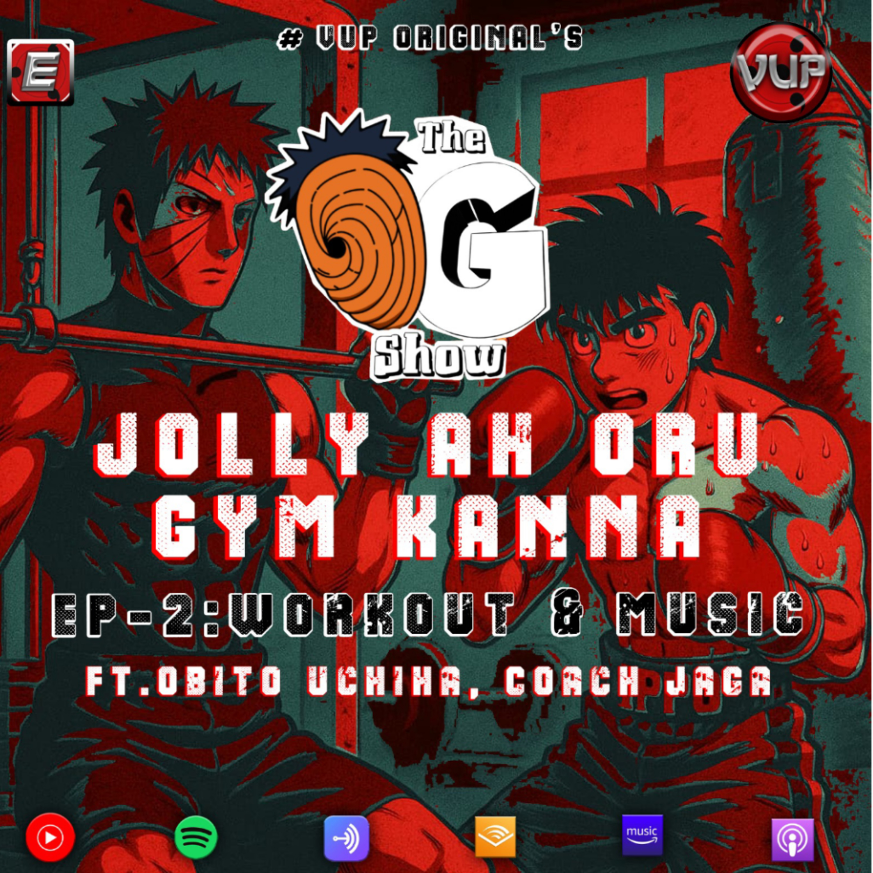 Jolly ah Oru Gym Kaana EP-2 : Workout & Music ft. Obito & Coach Jaga  episode artwork
