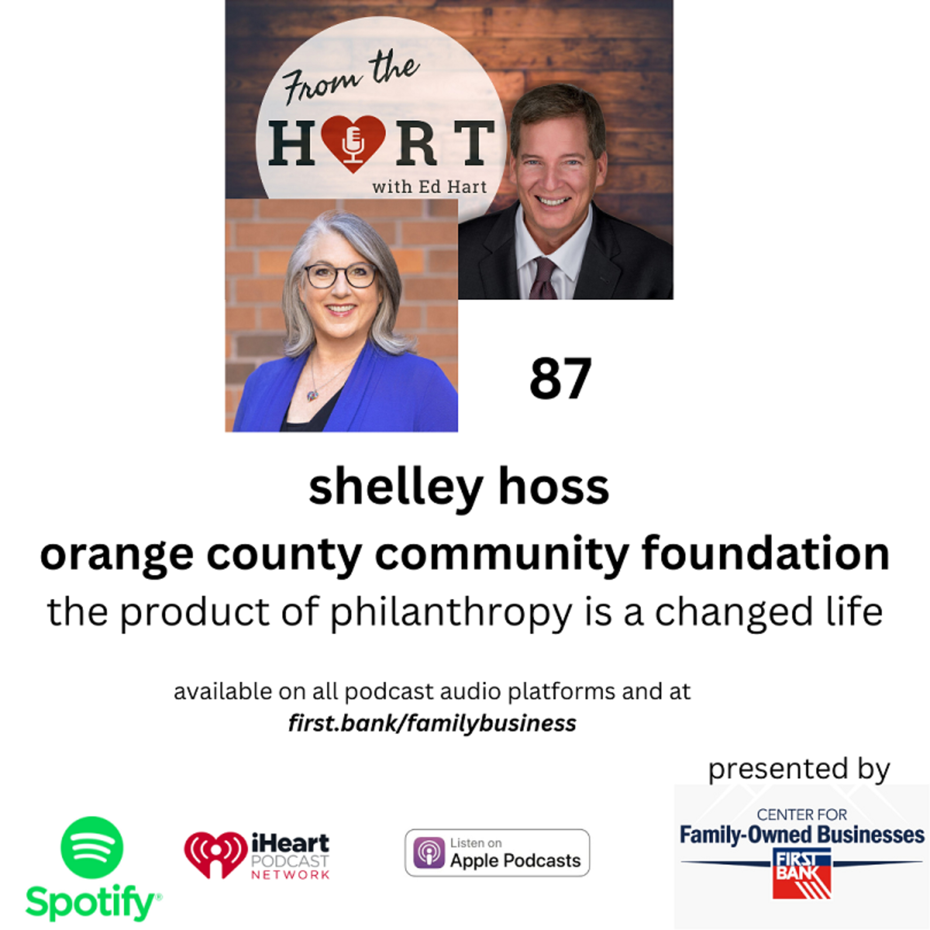 The Product of Philanthropy is a Changed Human Life - Shelley Hoss episode artwork