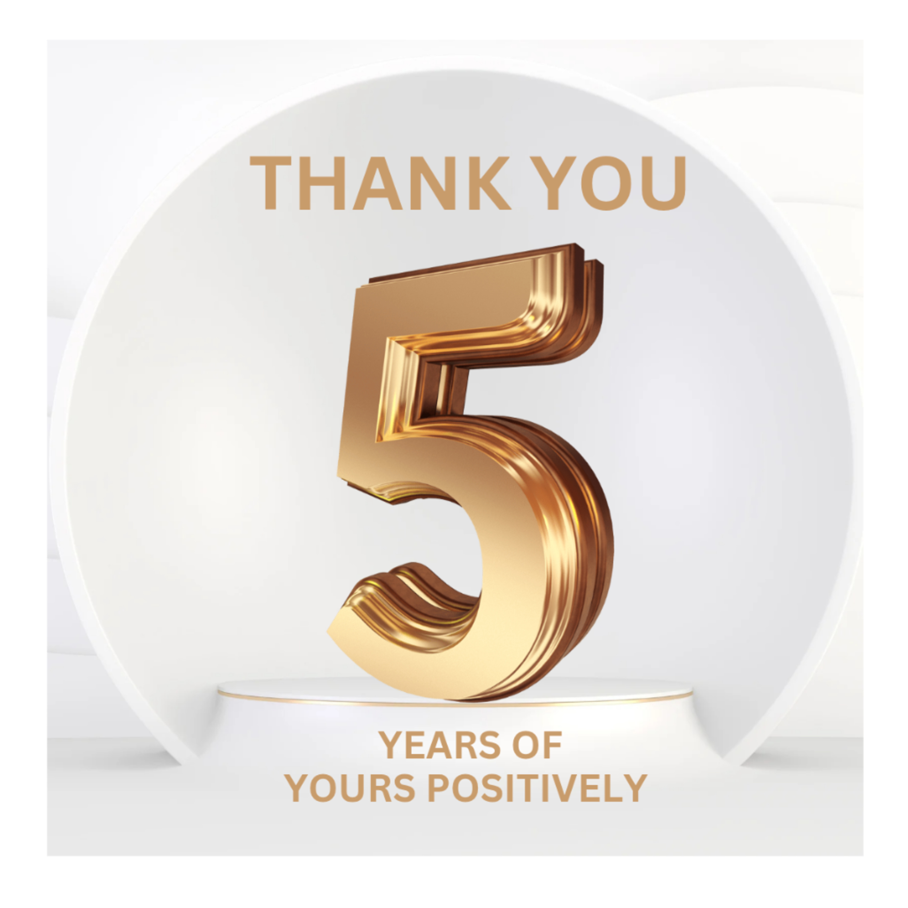 5 YEARS OF YOURS POSITIVELY | THANK YOU | Ep 190 episode artwork