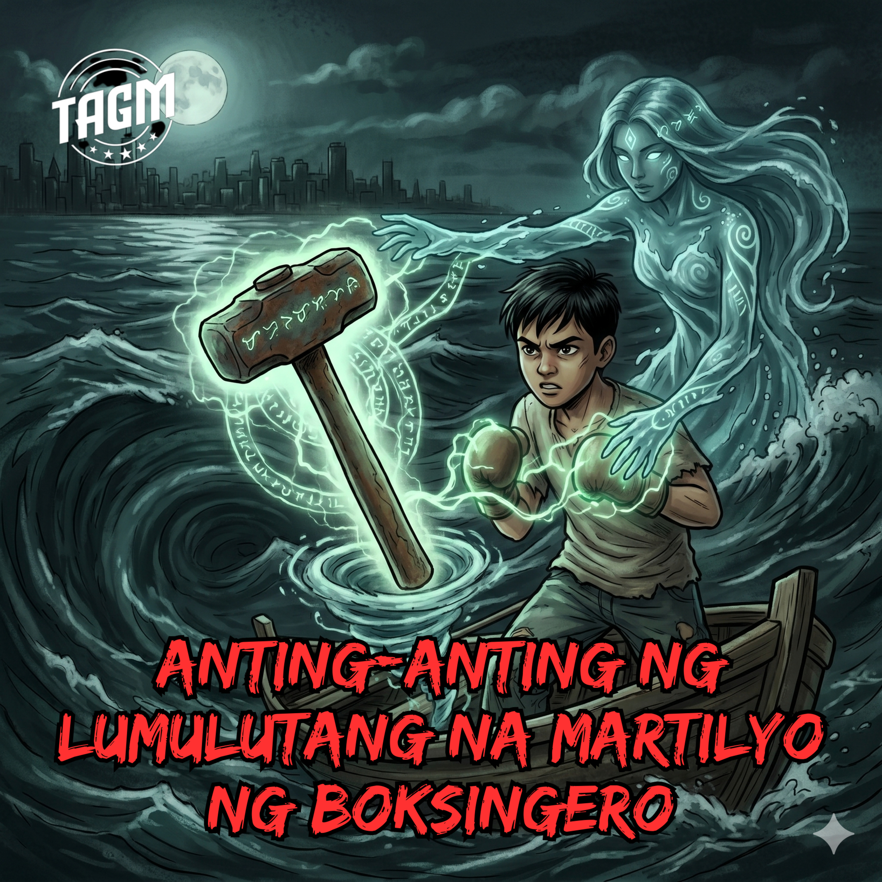 #369 Anting-anting ng Lumulutang na Martilyo ng Boksingero