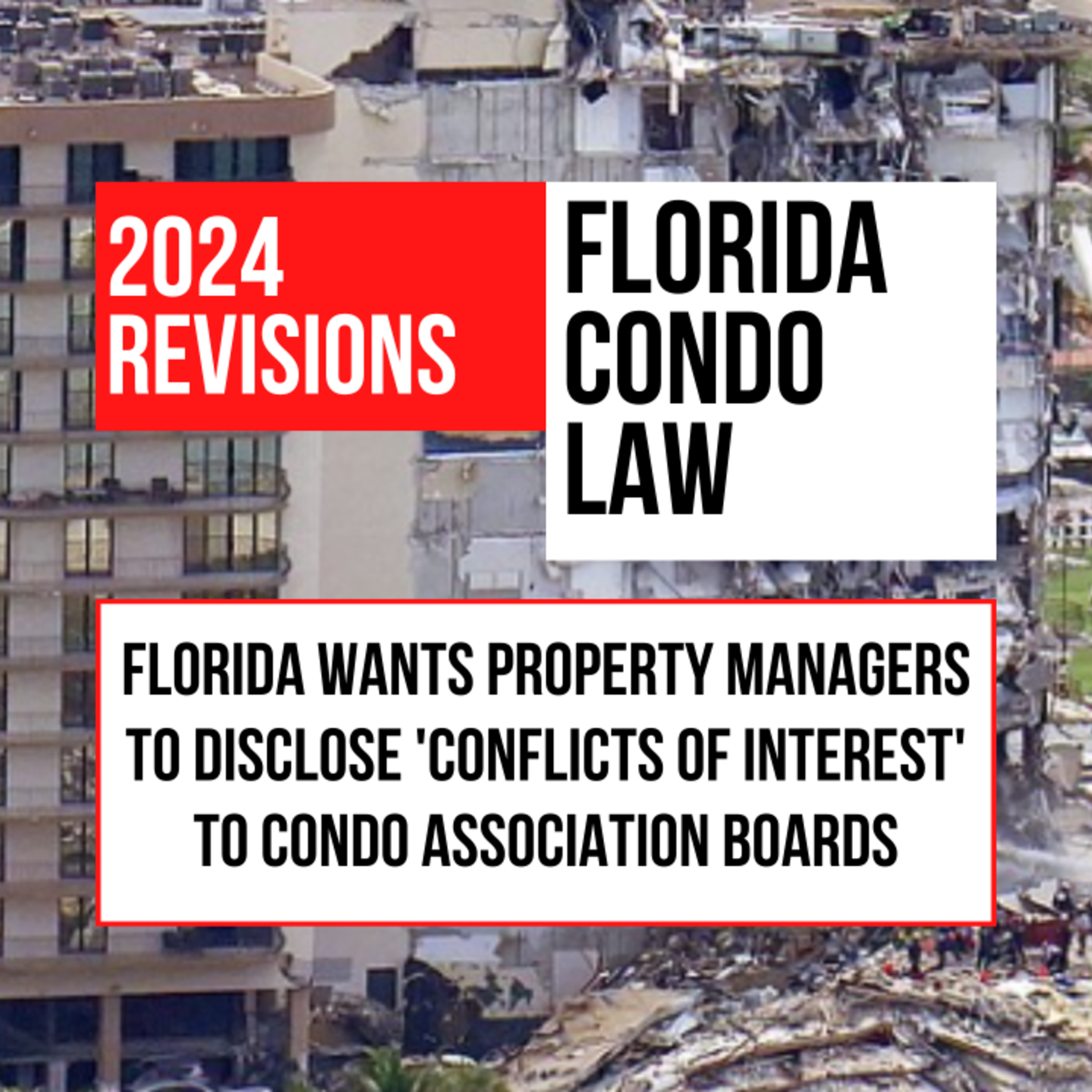 Florida Wants Property Managers To Disclose 'Conflicts Of Interest' To Condo Association Boards episode artwork
