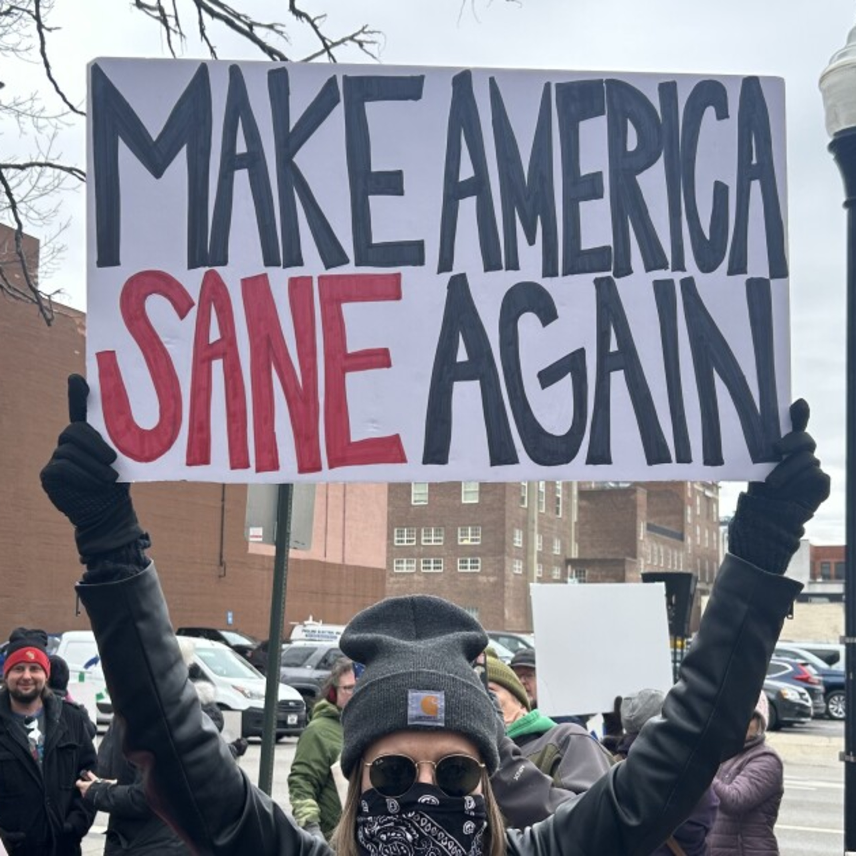 Protesting episode artwork