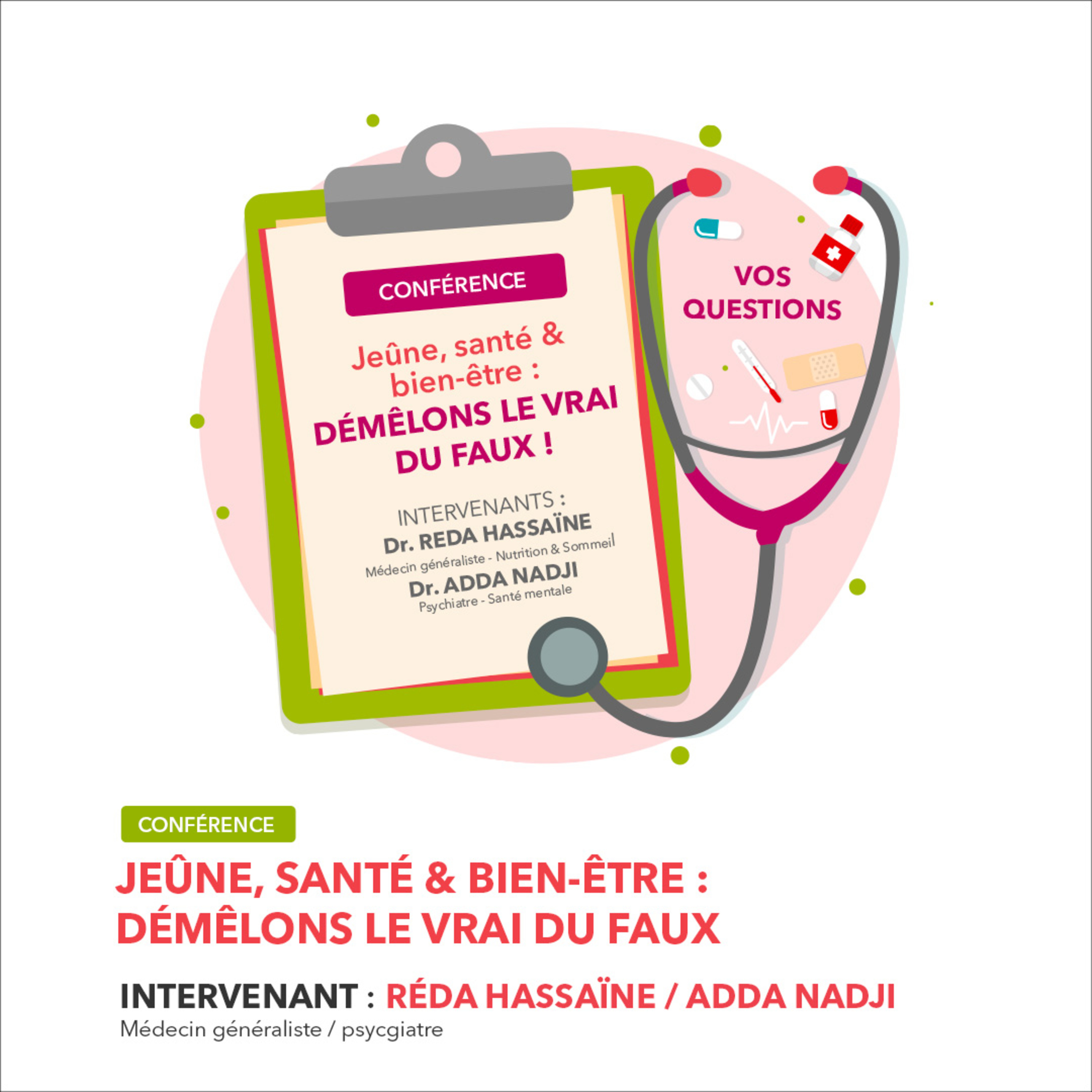 [Conférence] Jeûne, santé et bien-être ... démêlons le vrai du faux