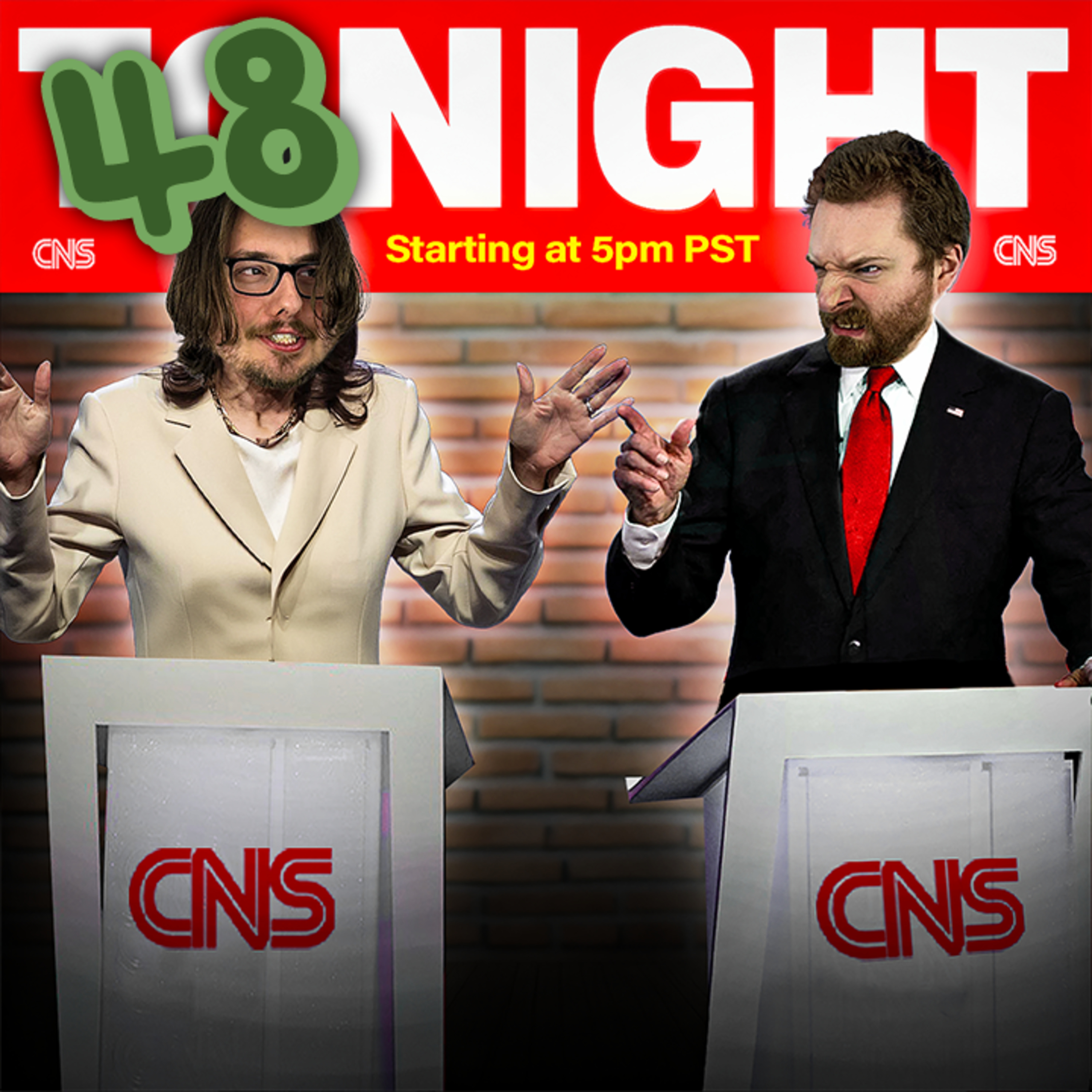 48. THE REAL PRESIDENTIAL DEBATE - LIVE FROM CLEVELAND episode artwork