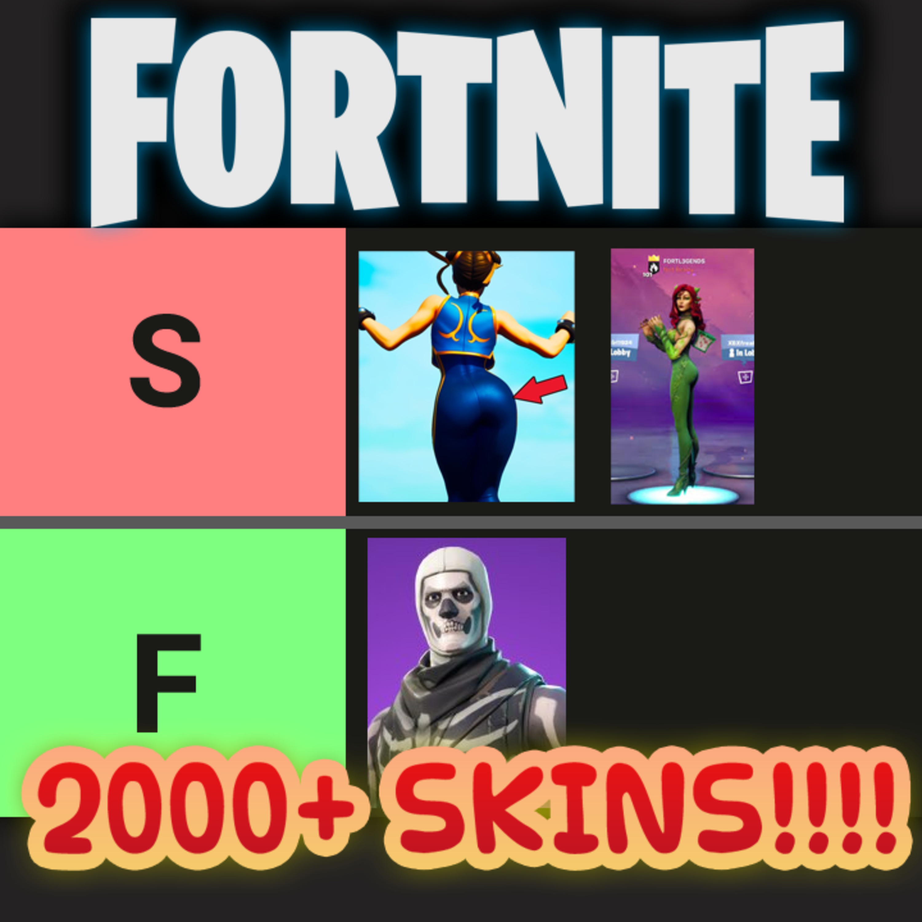 DEFINITIVE FORTNITE SKIN TIER LIST episode artwork