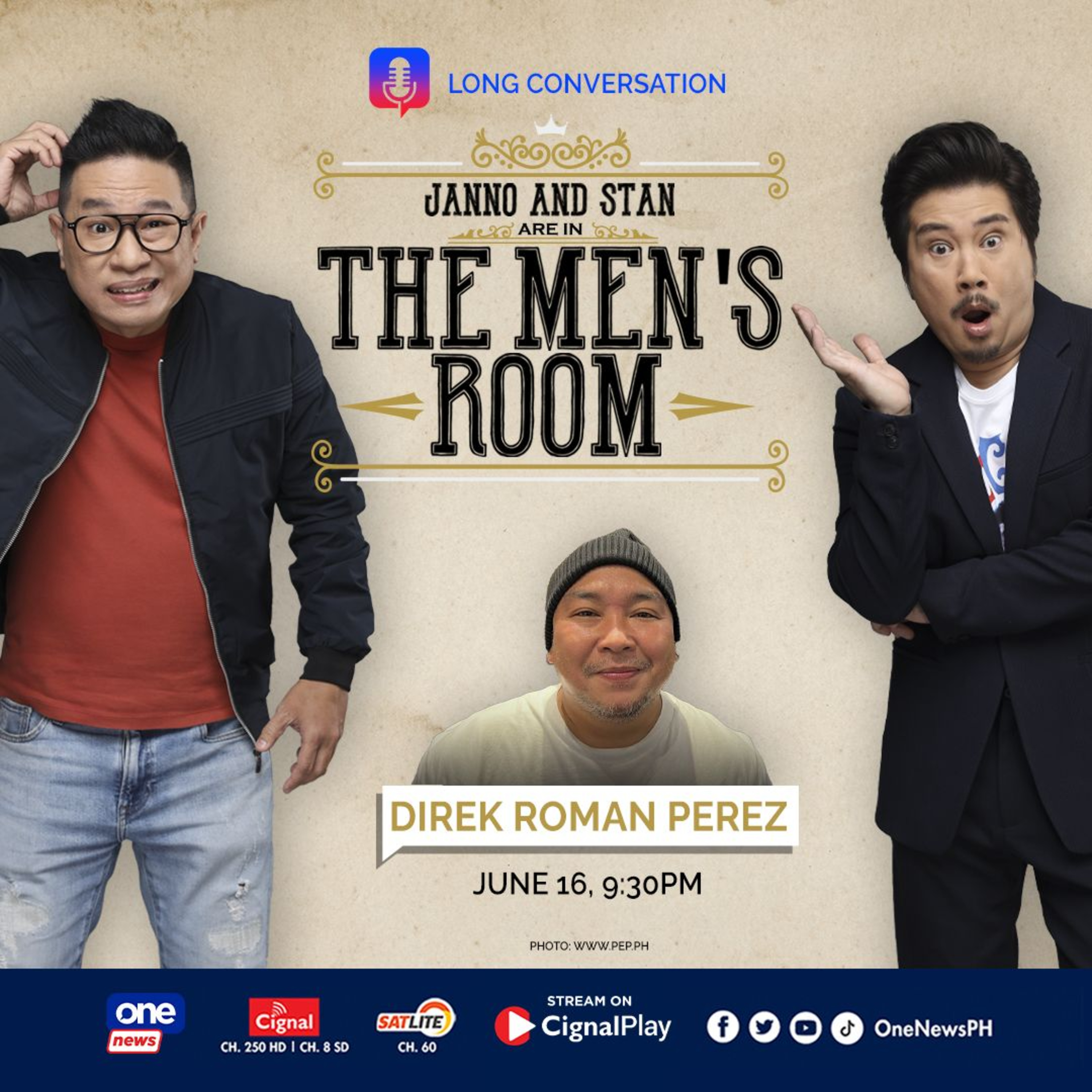 Direk Roman Perez Jr. - The Men's Room with Janno and Stanley episode artwork
