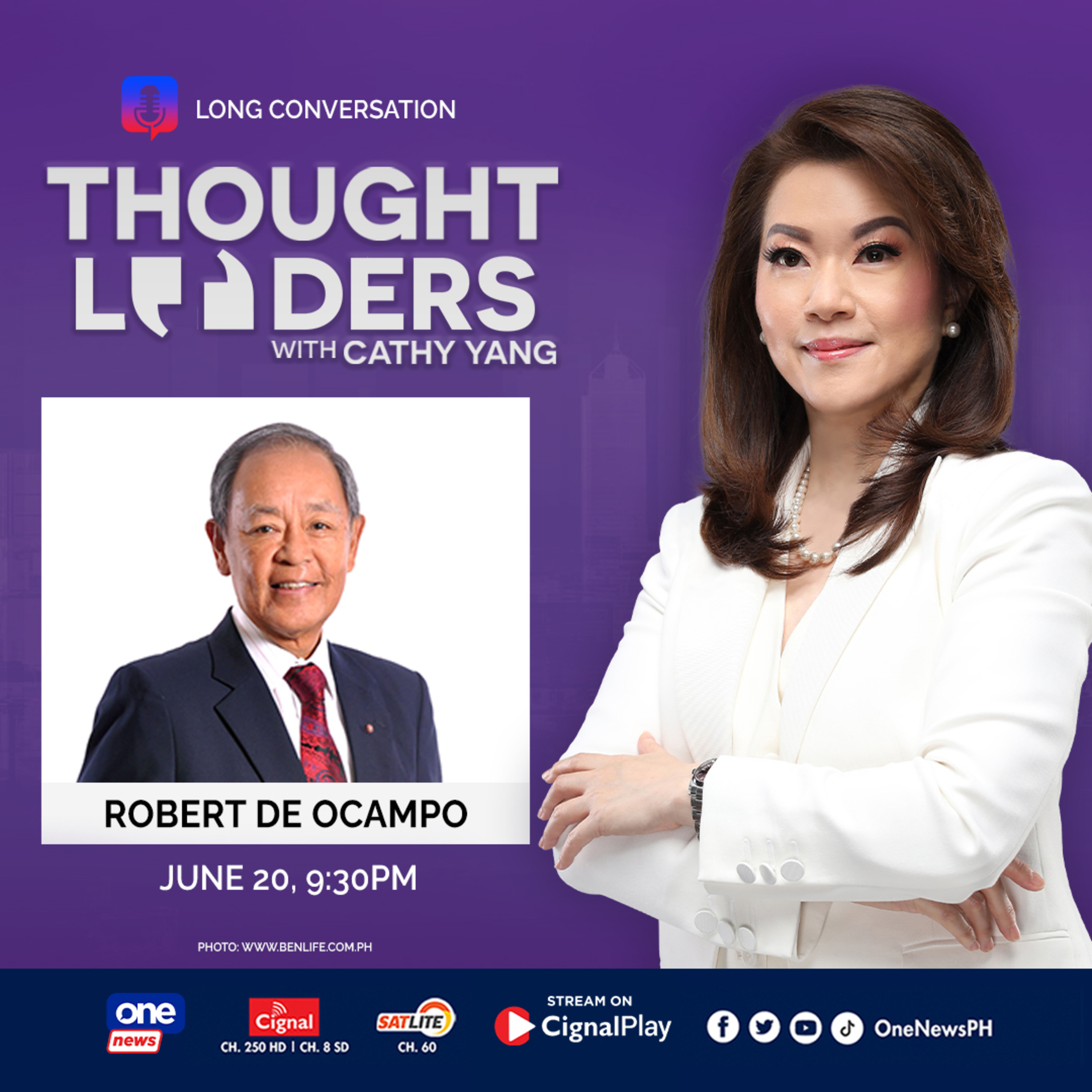 Roberto de Ocampo - Thought Leaders with Cathy Yang episode artwork