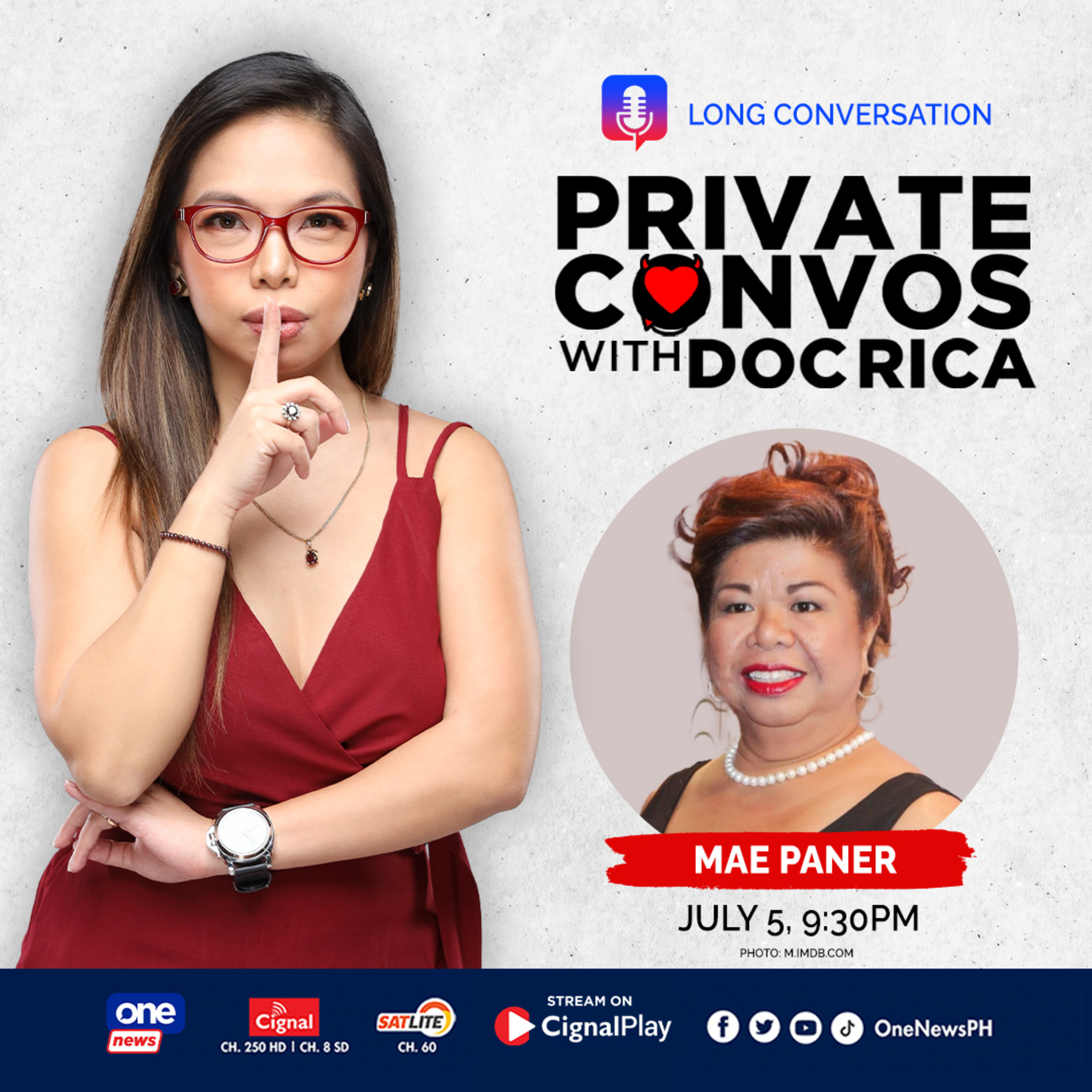 Mae Paner a.k.a. Juana Change - Private Convos with Doc Rica episode artwork