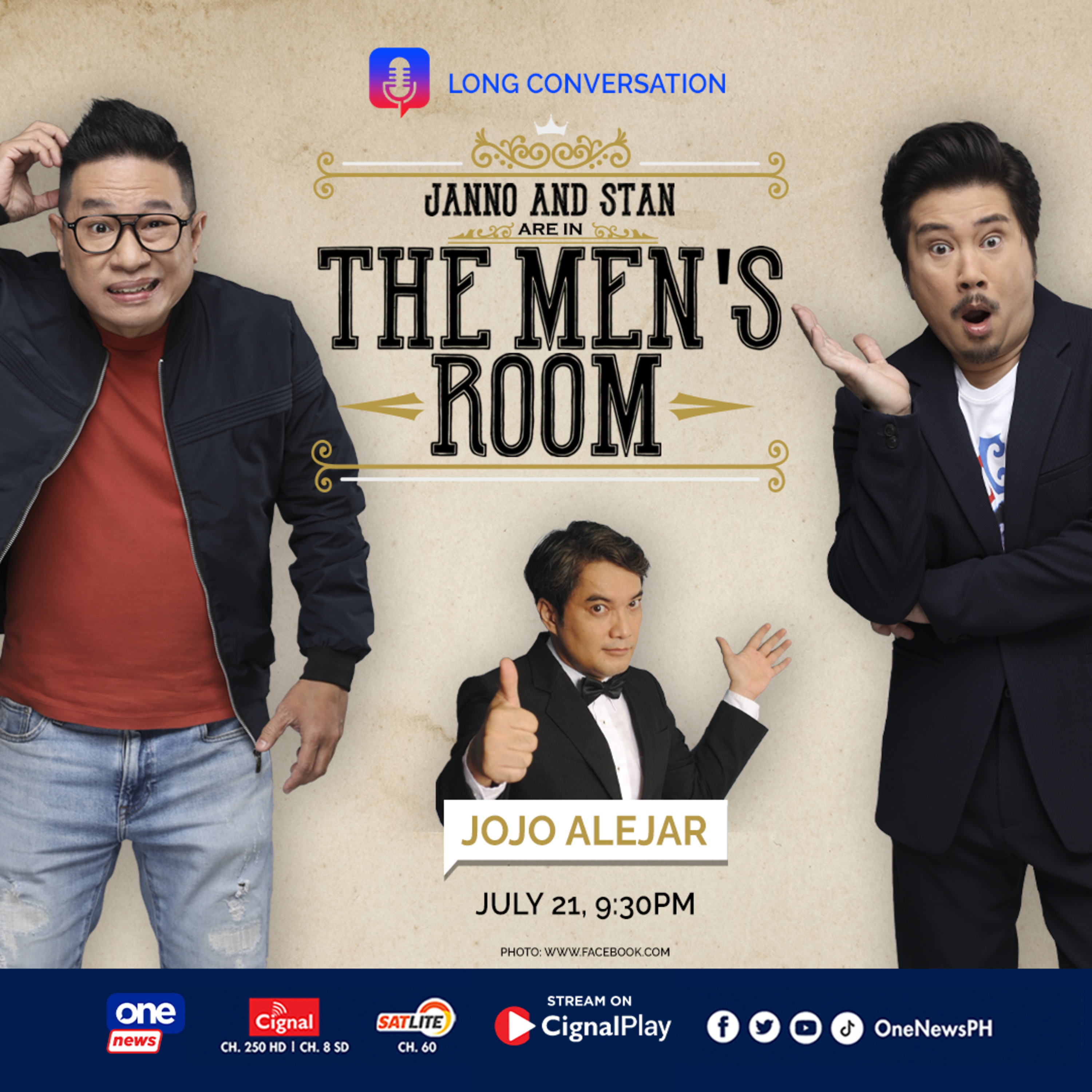 Jojo A. is in The Men's Room with Janno and Stanley episode artwork