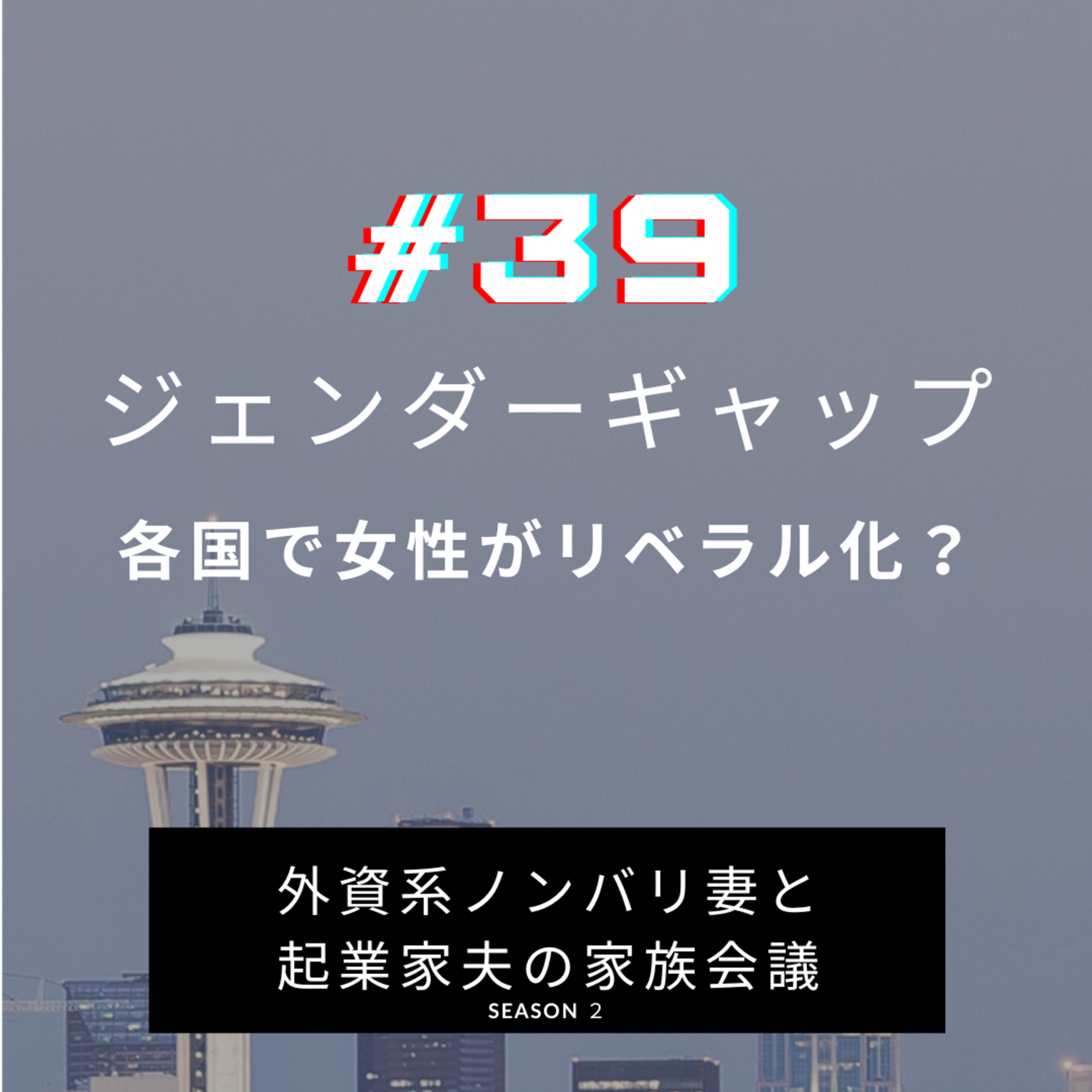 #39 ジェンダーギャップ　FTの記事によると先進国4カ国の中で男女間で思想におけるギャップが大きくなっているとのこと。 episode artwork