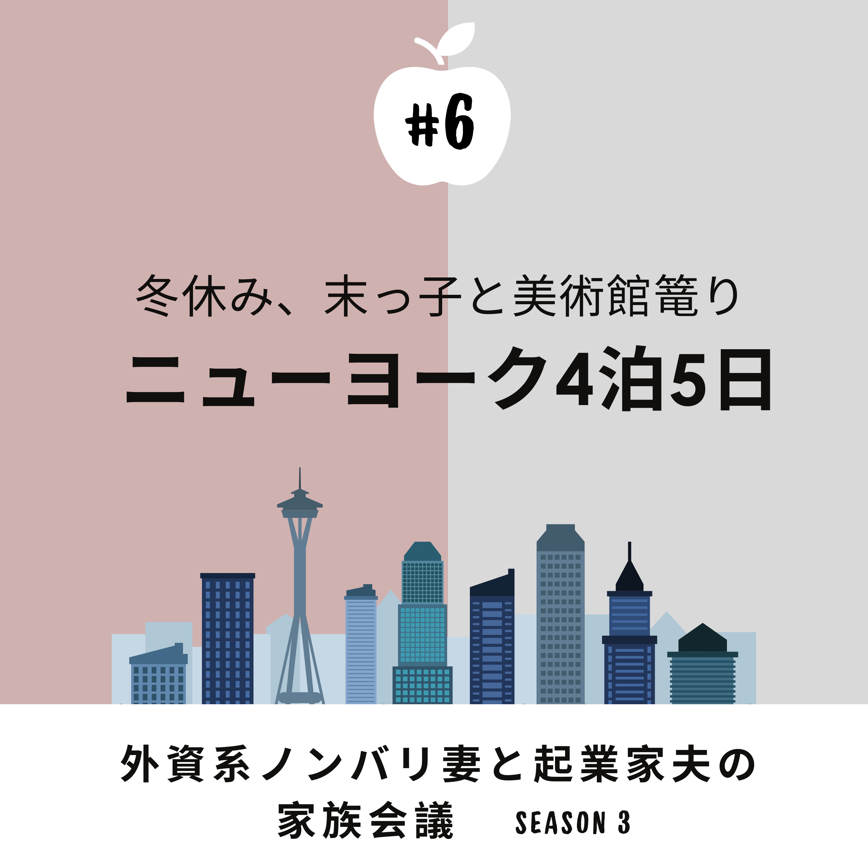 #6 末っ子のみを連れてのニューヨーク旅行 三人姉妹の末っ子だけを連れて美術館に篭った極寒の4泊5日