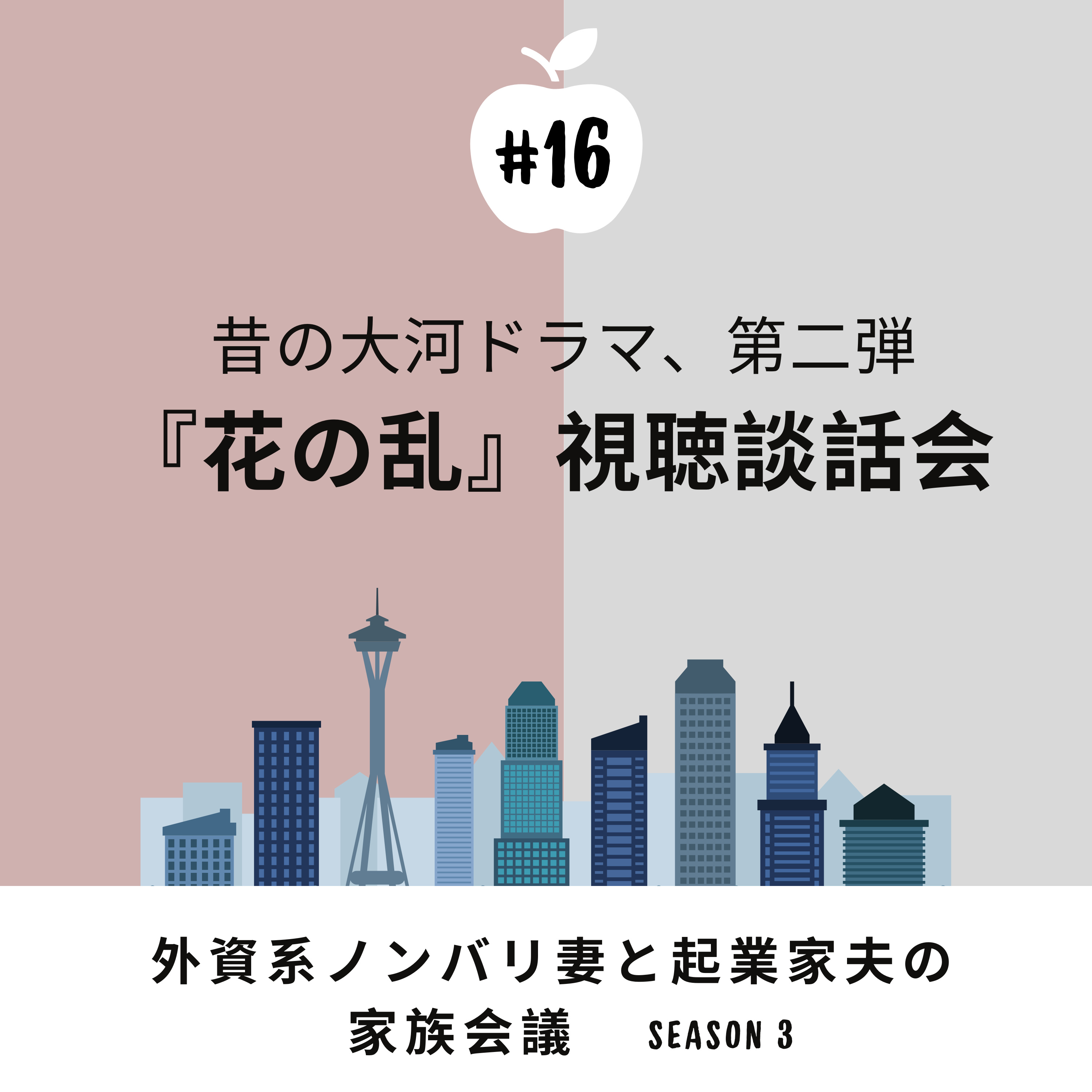 #16 花の乱 大河ドラマの視聴感想回です。相変わらず、昔の作品にハマっております