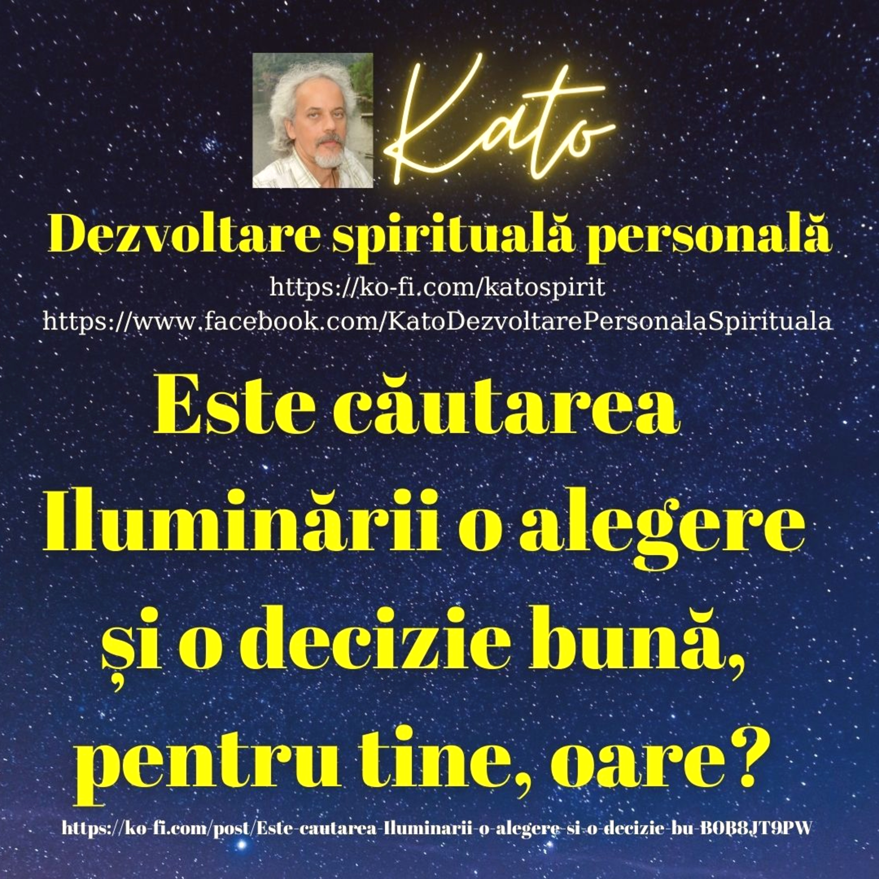 Kato Live - Este căutarea Iluminării o alegere și o decizie bună, pentru tine, oare? episode artwork