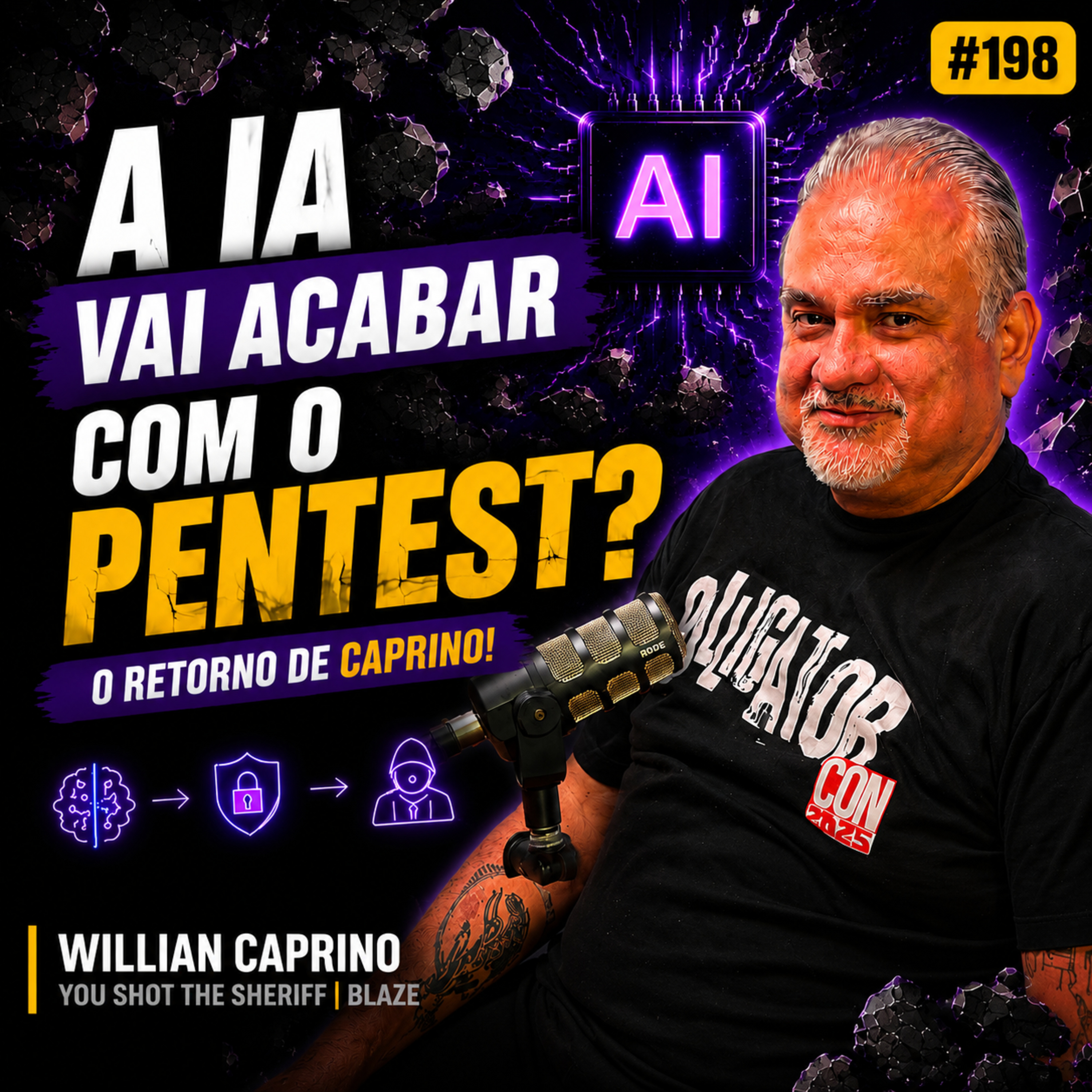 A IA vai acabar com o pentest? com Willian Caprino #198 episode artwork