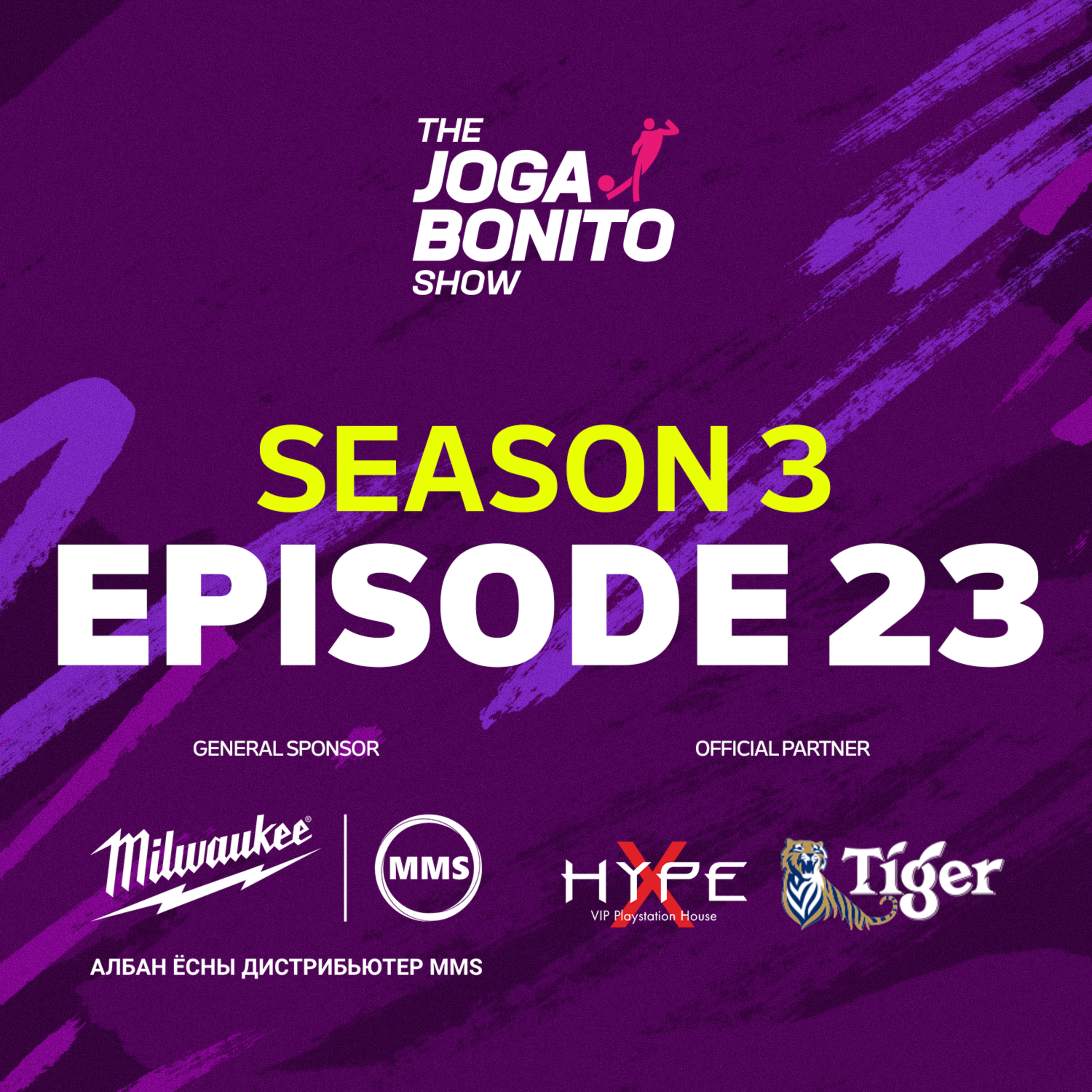 Европын тэмцээнүүдийн сугалаа, Super Dembélé, Gunners 5 - 1 Man City - The Joga Bonito Show S03E23 episode artwork