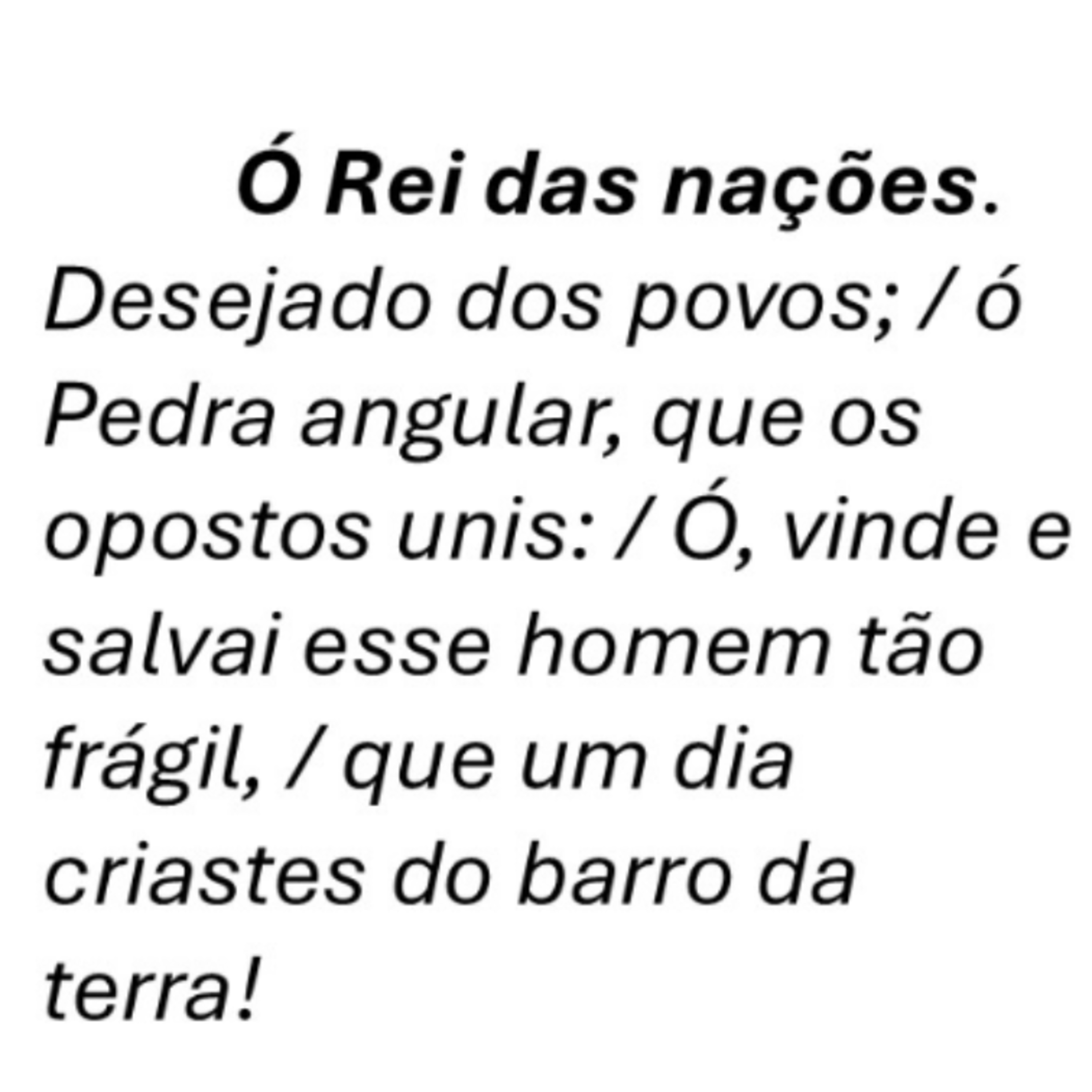 Antífonas da Expectação de Maria 06 - Ó Rei das nações  episode artwork